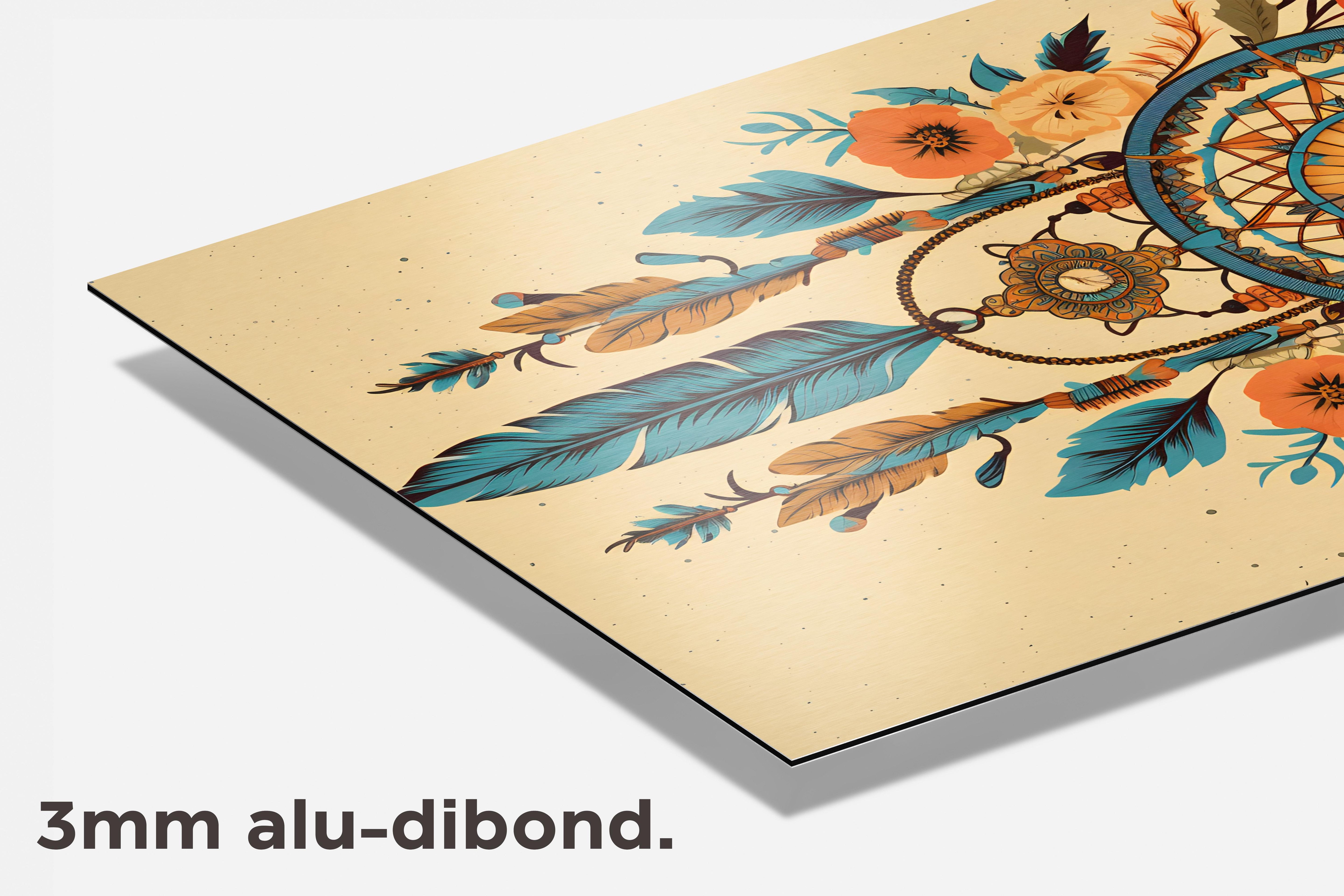 Dromenvanger dibond detail