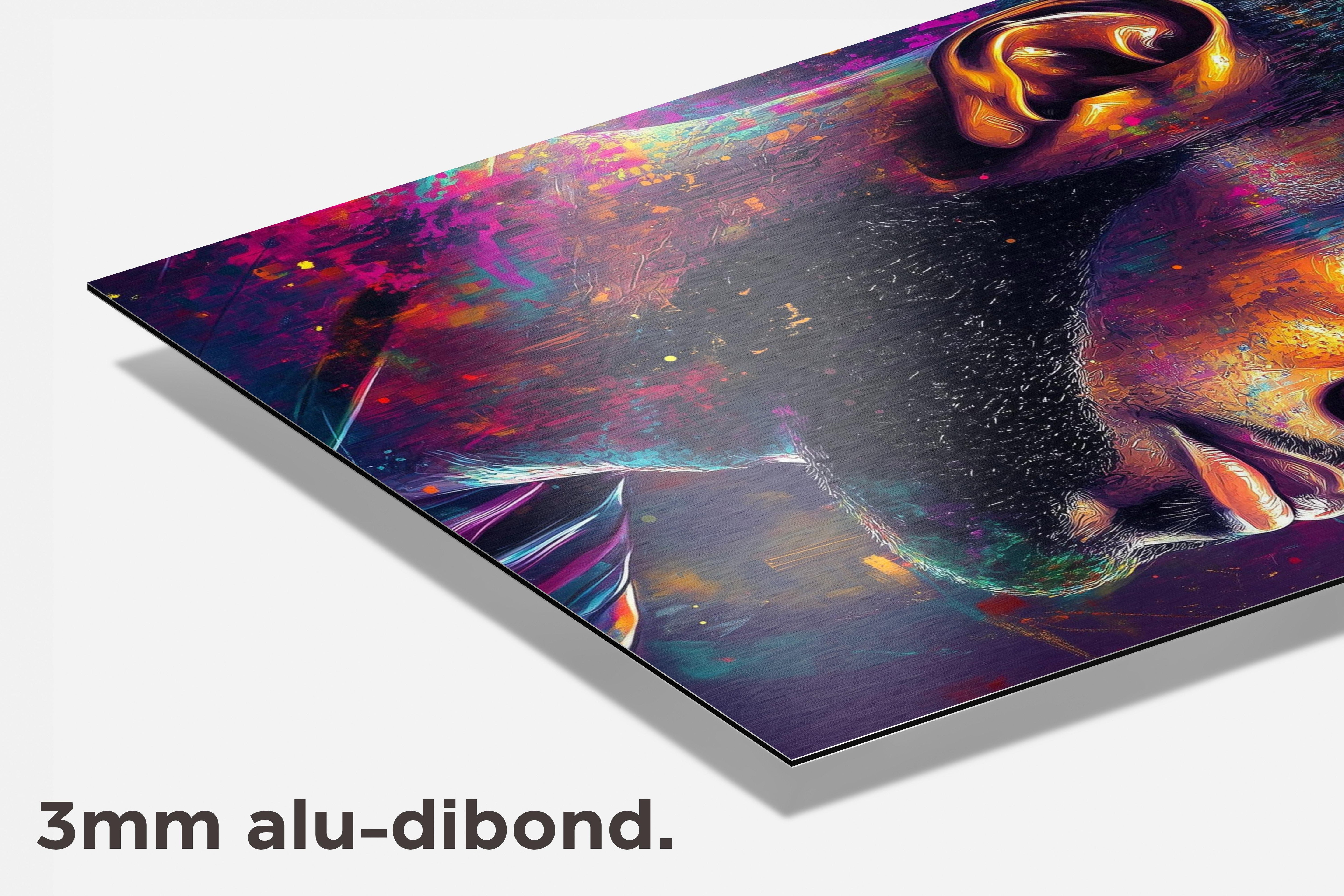 LeBron James dibond detail
