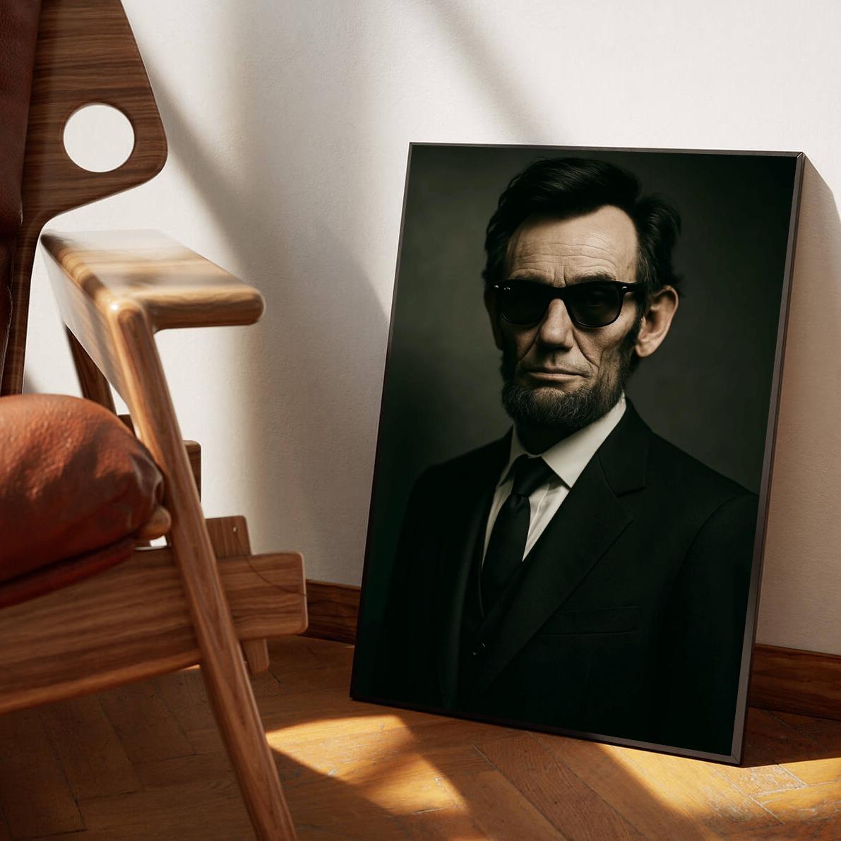 Abraham Lincoln Sunglasses poster sfeerbeeld 1