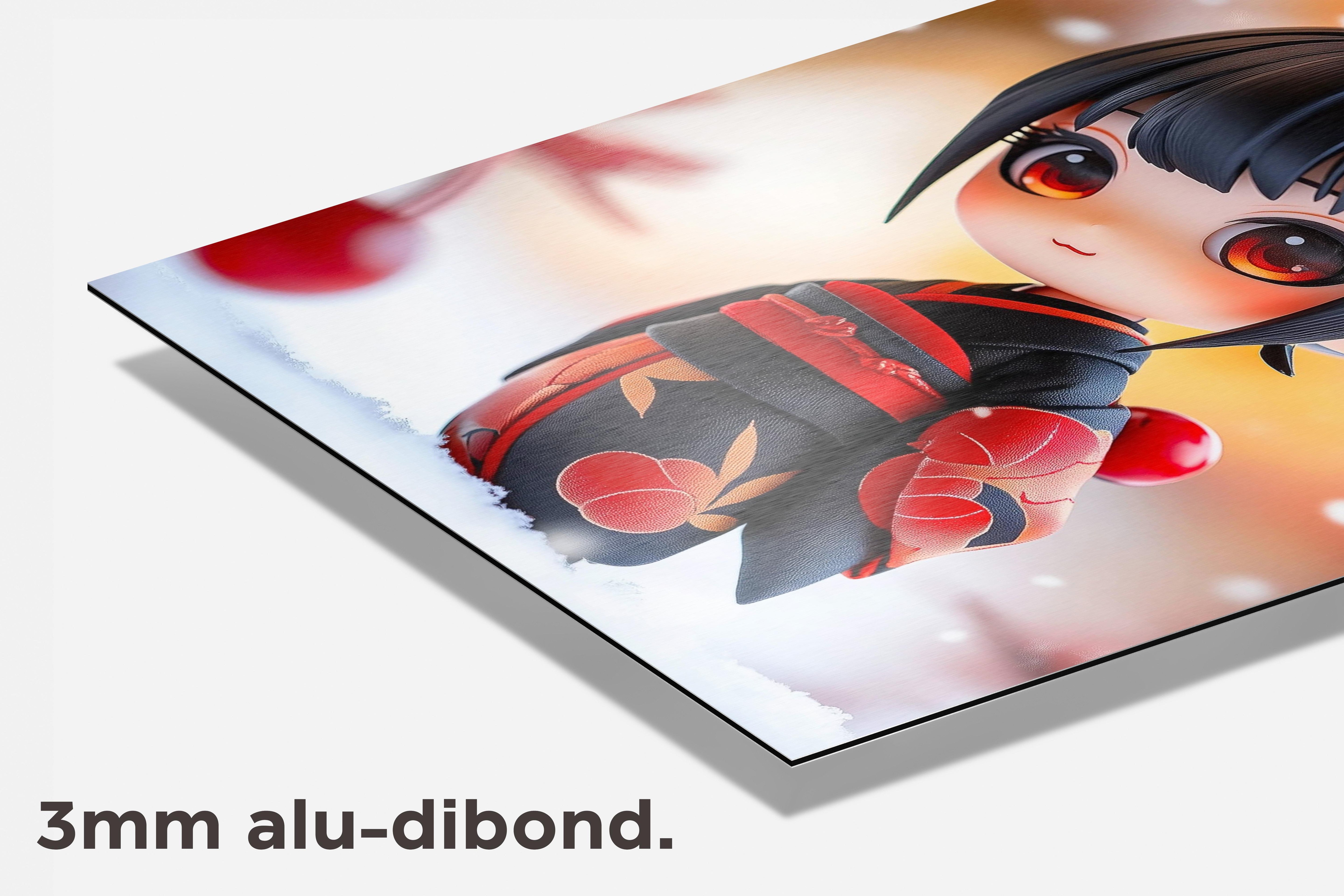Chibi Japans dibond detail