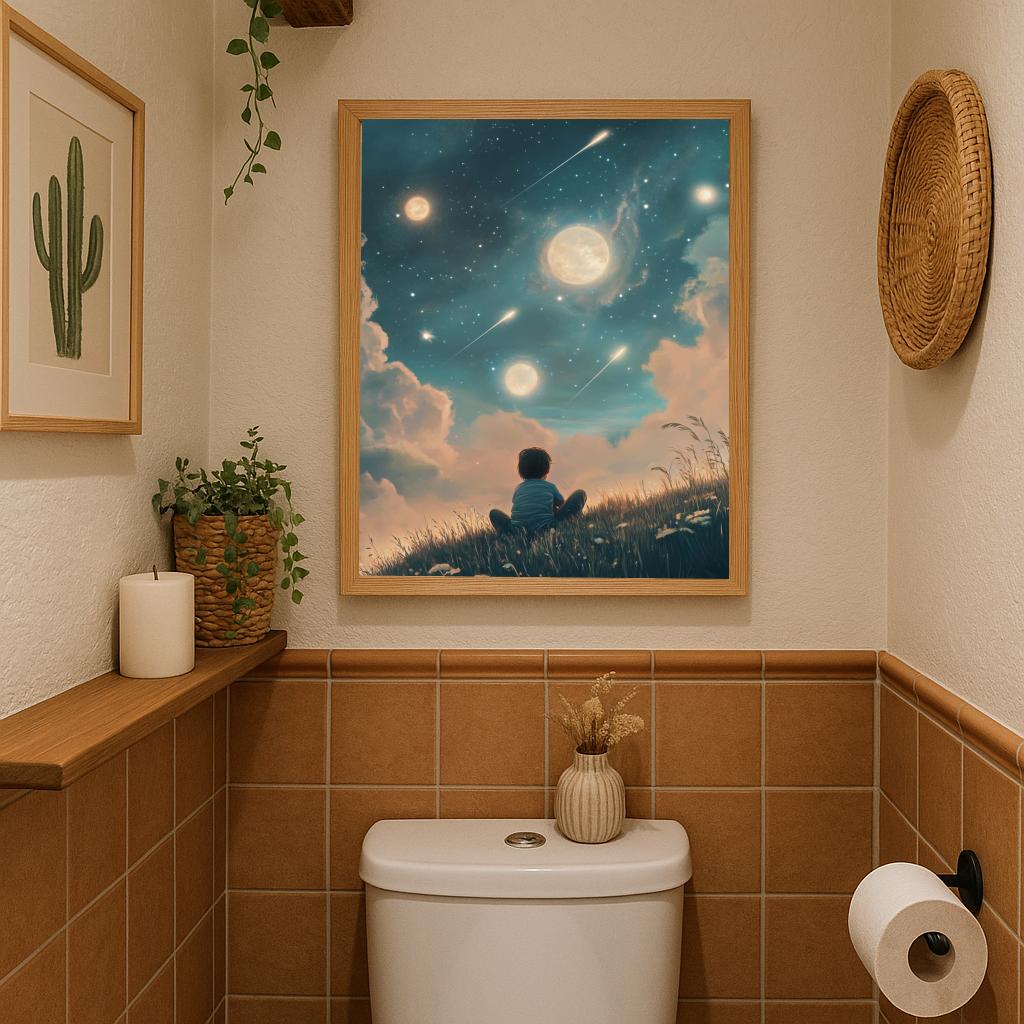 Boy Night Sky poster sfeerbeeld 2
