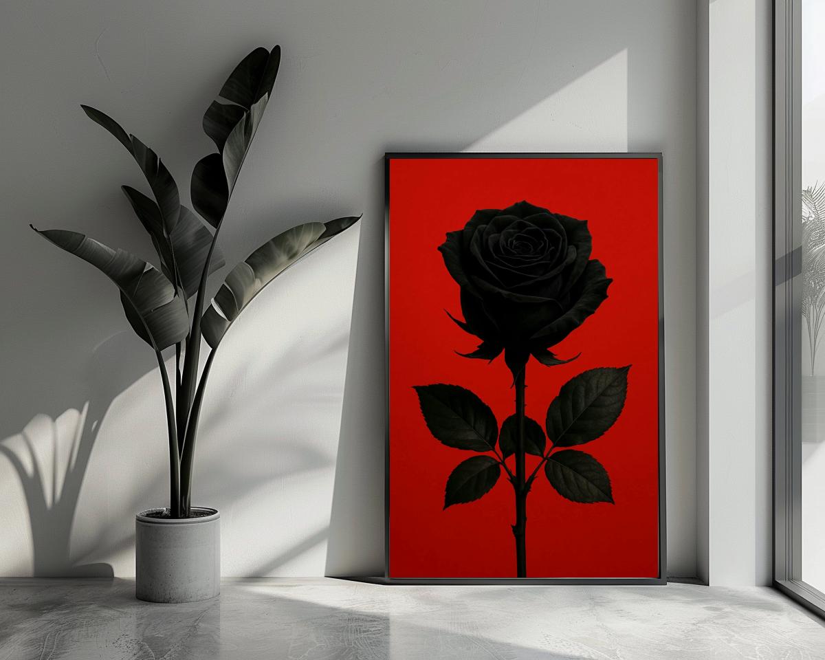Black Rose poster van 25 Artstreet