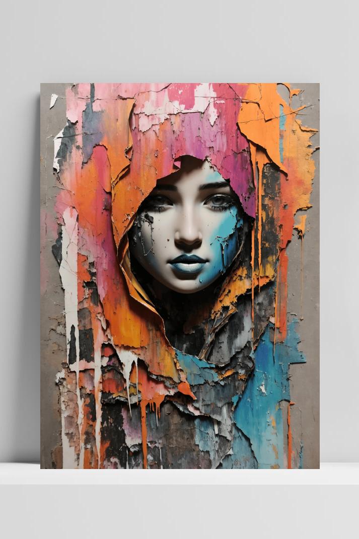 HIjabi Paint op 3mm aluminium dibond