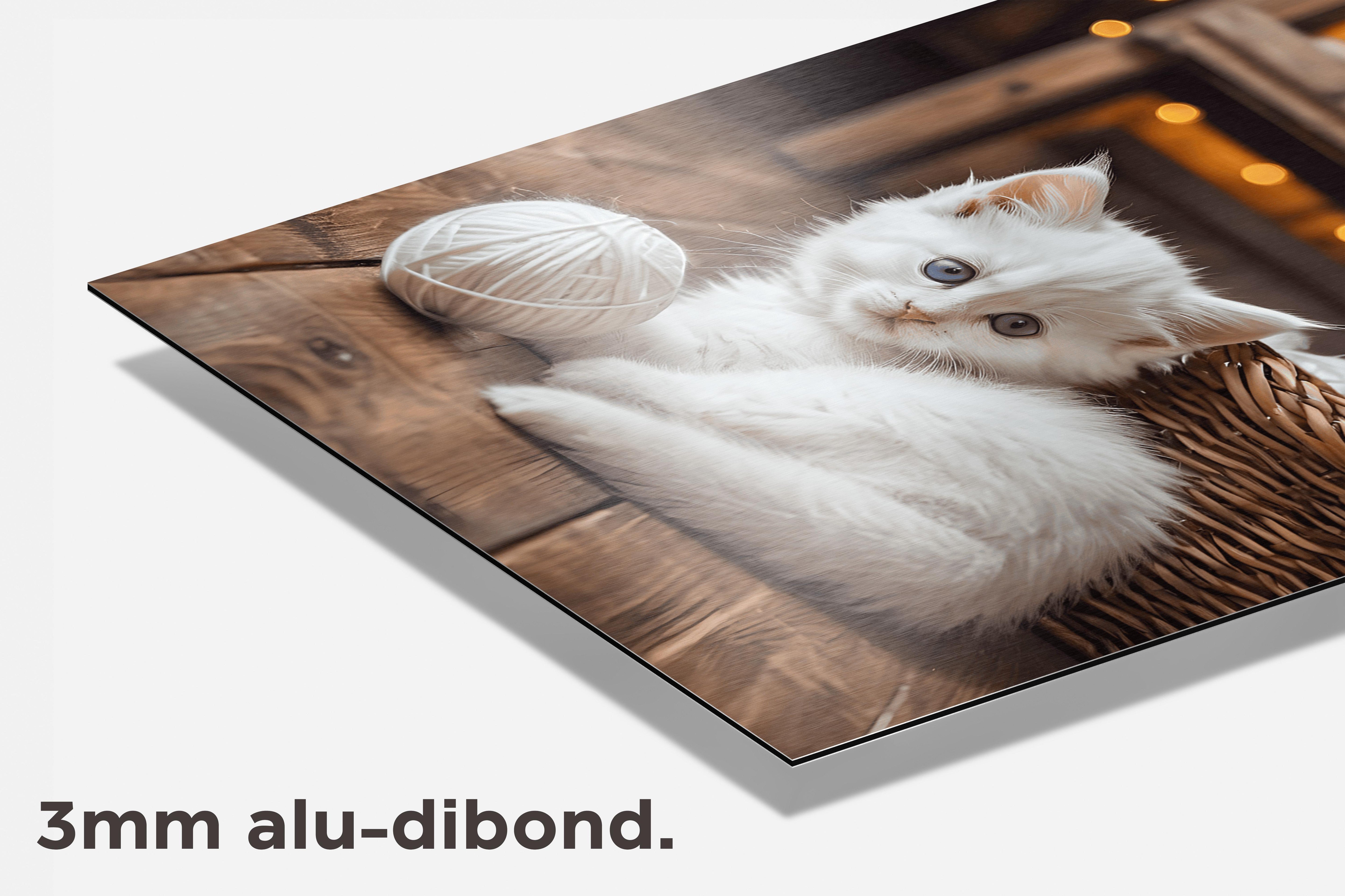 Huis Kitten dibond detail