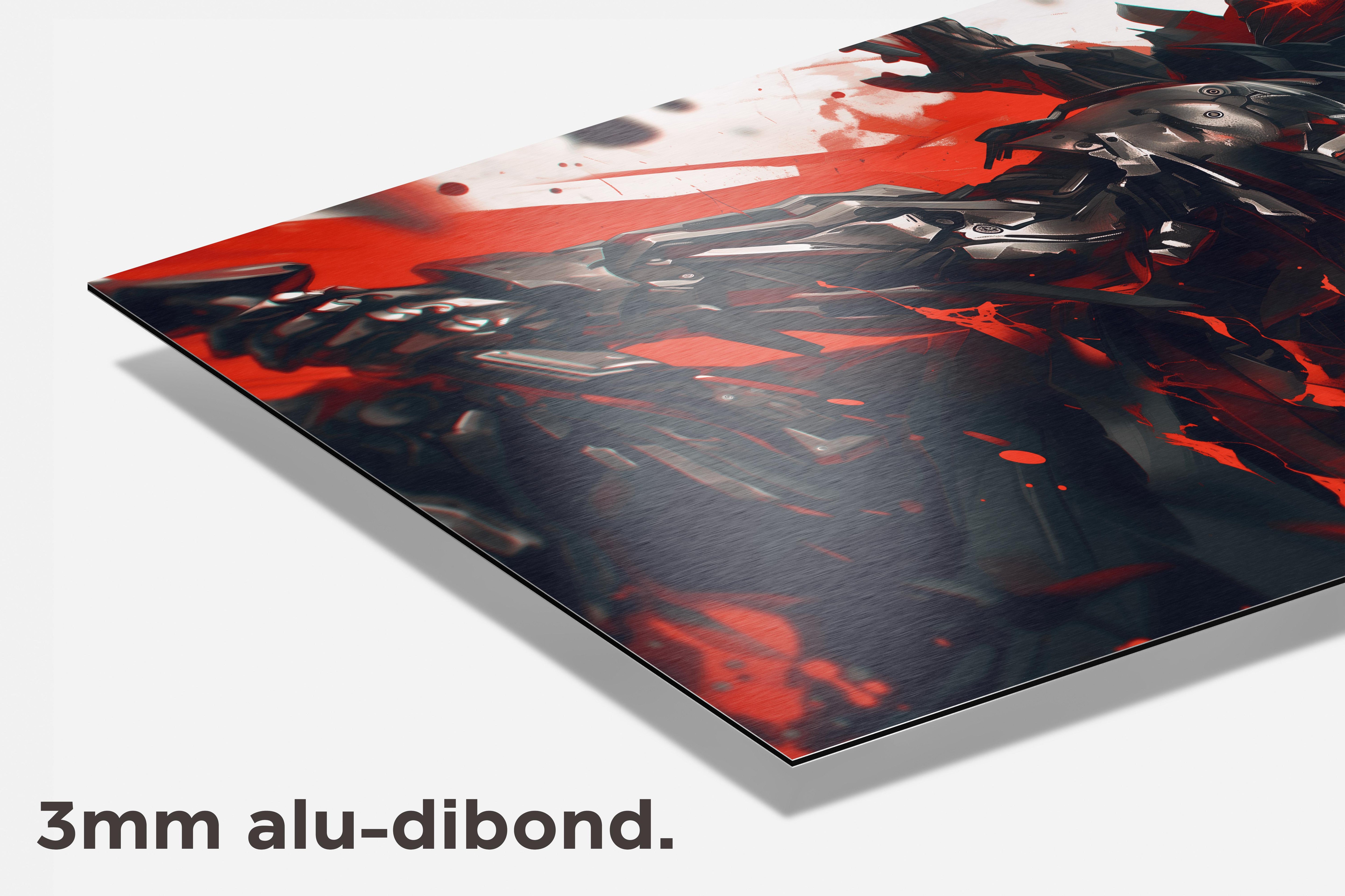 Robot Assasin dibond detail