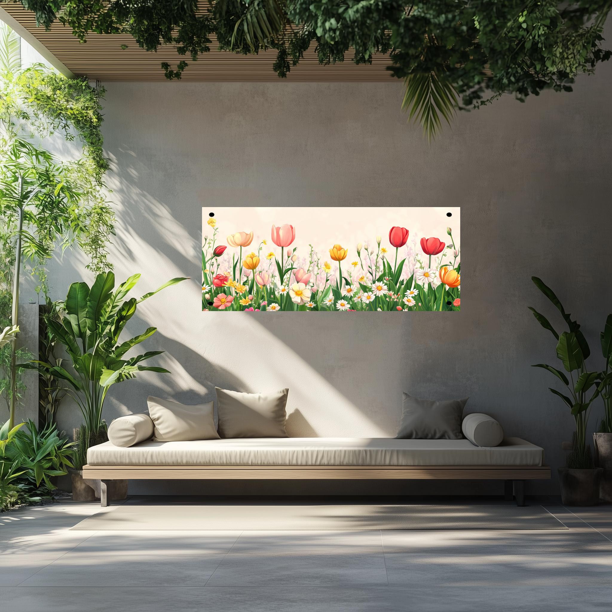 Tuinposter Bloemen sfeerbeeld 2