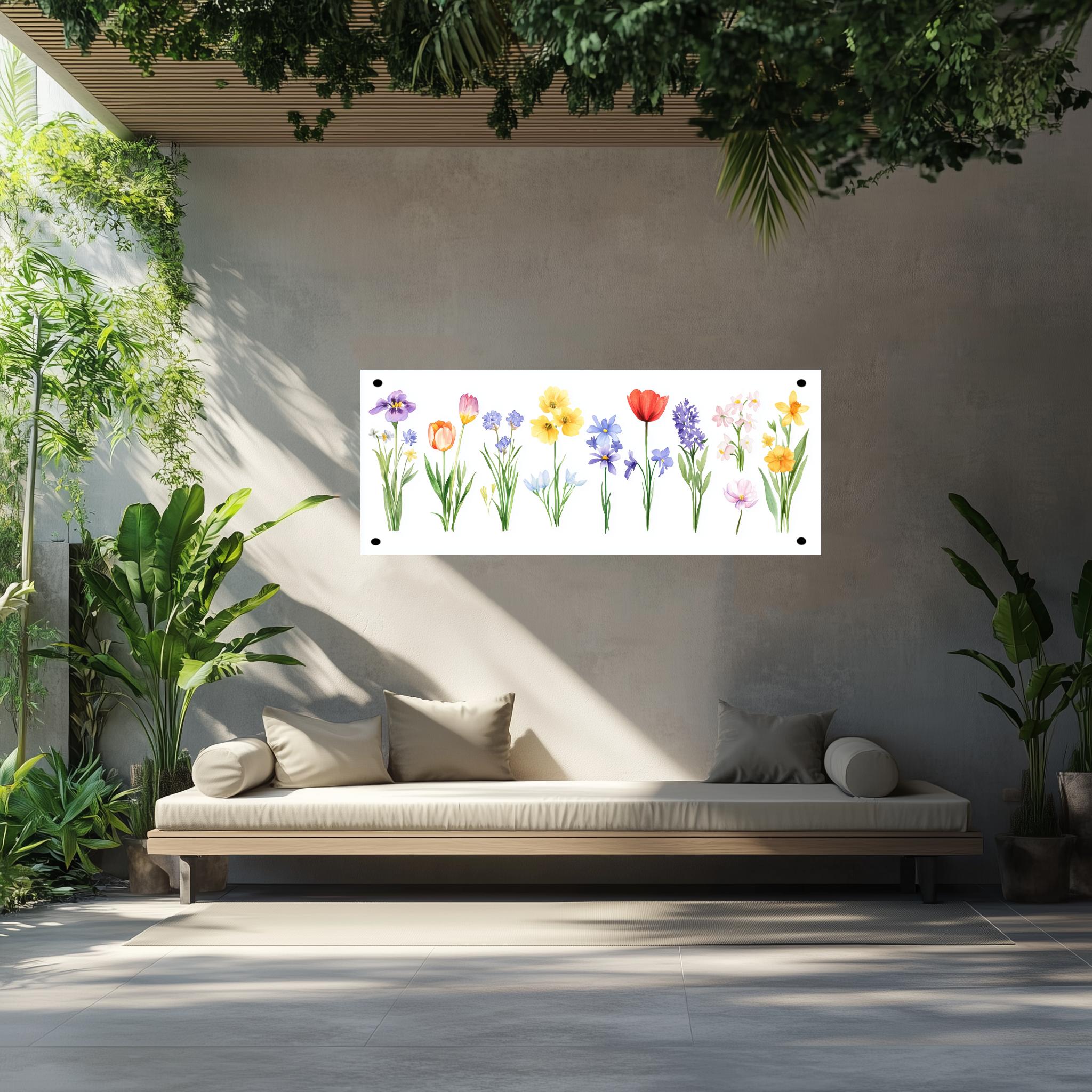 Tuinposter Bloemen sfeerbeeld 2