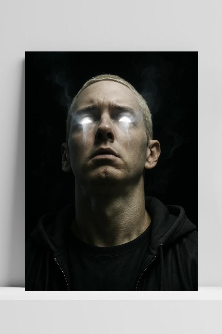 Eminem op 3mm aluminium dibond