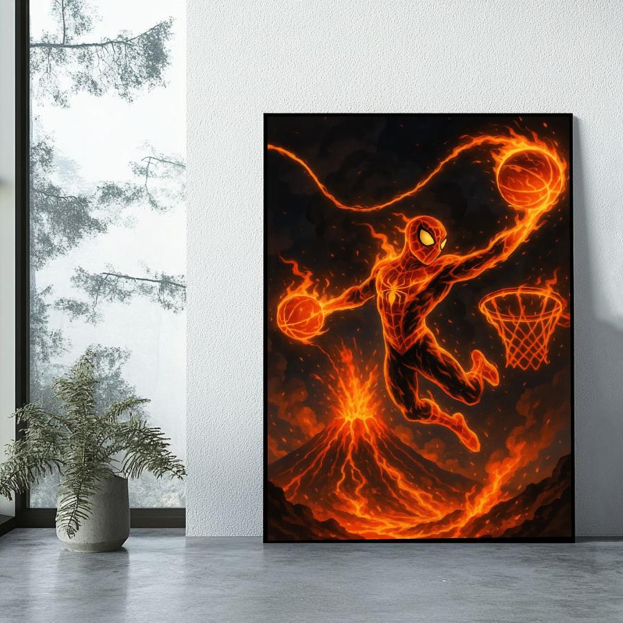 Spiderman Basketball poster sfeerbeeld 1