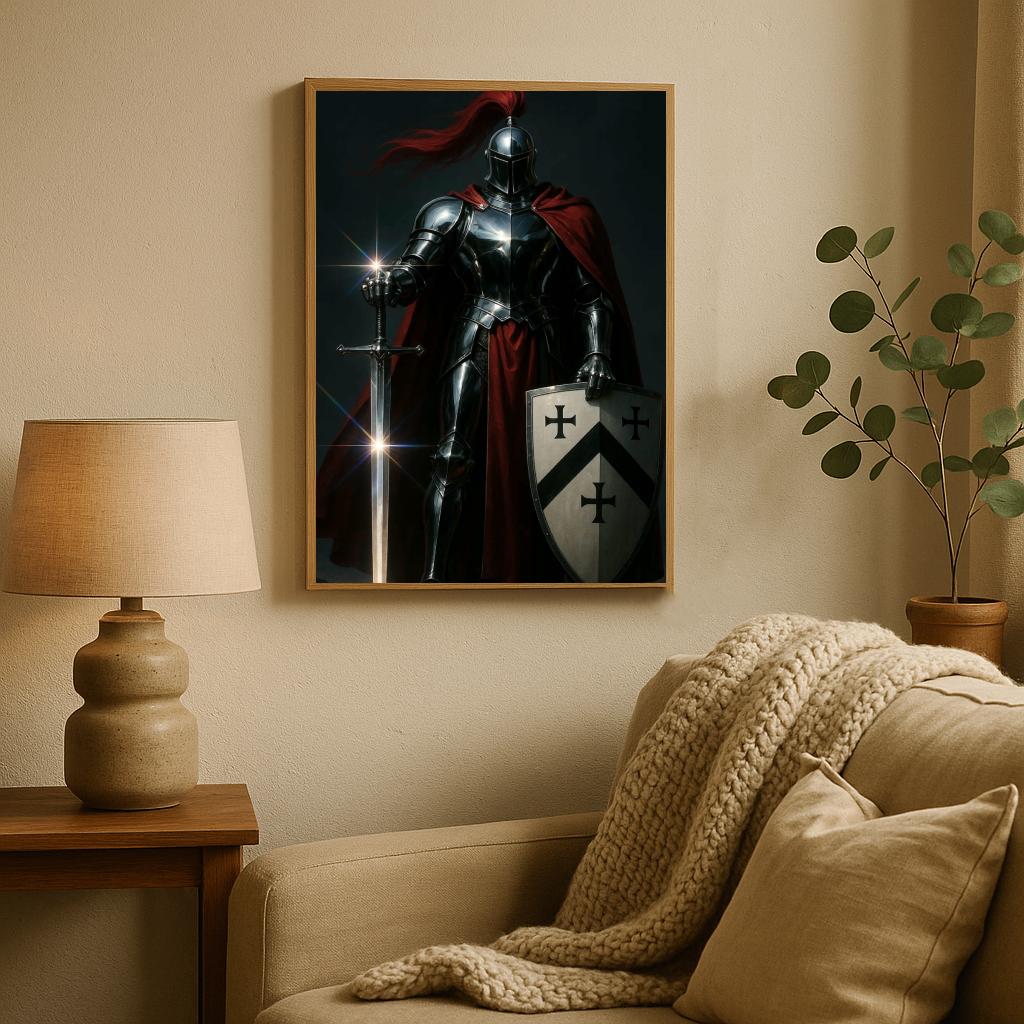 Knight Sword Shield poster sfeerbeeld 2
