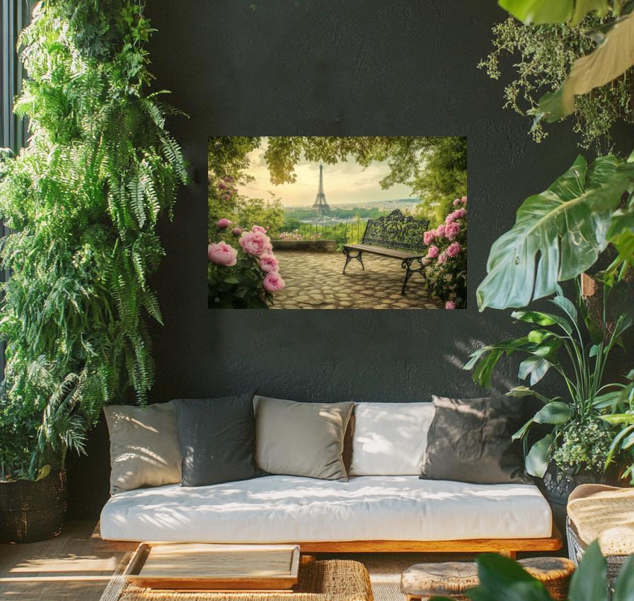 Tuinposter Parijs sfeerbeeld 1