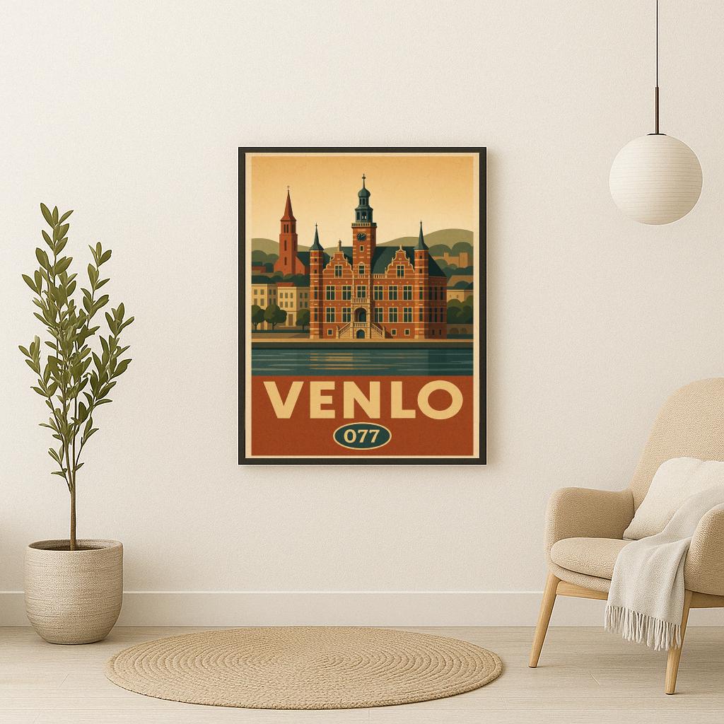Venlo Text Vintage poster sfeerbeeld 2