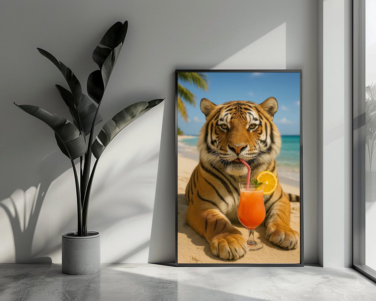 Tiger Juice Tropical poster van 25 Artstreet