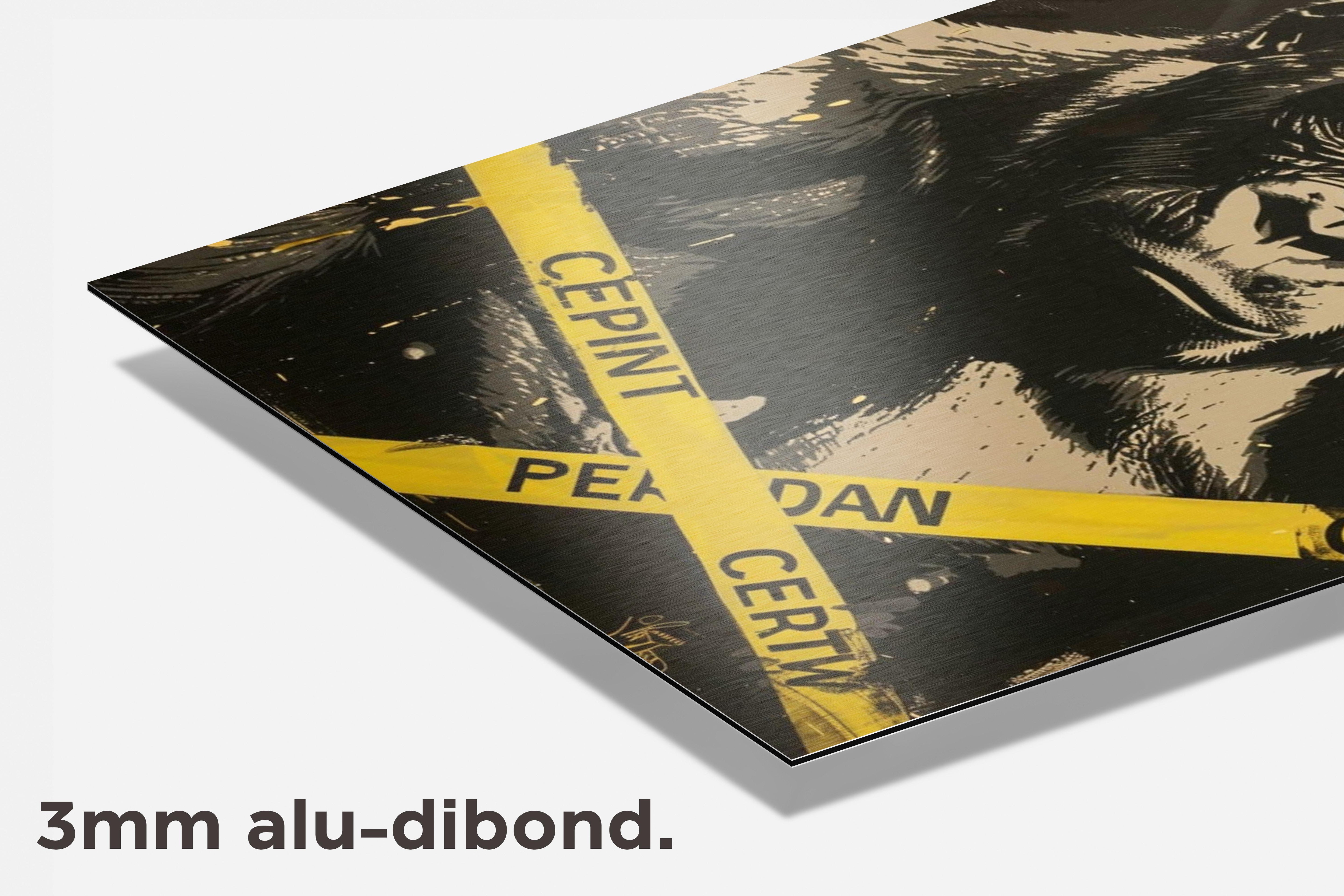 Gorilla Gele Tape dibond detail