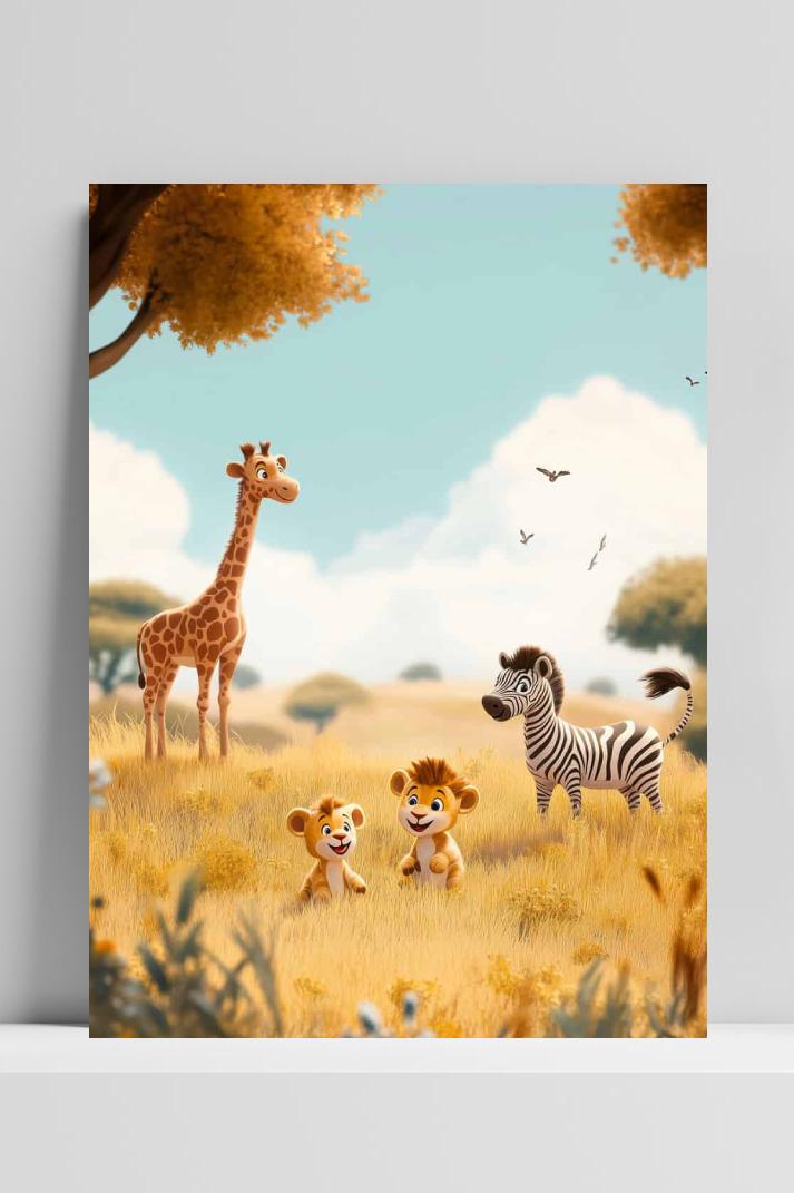 Dieren Natuur op 3mm aluminium dibond