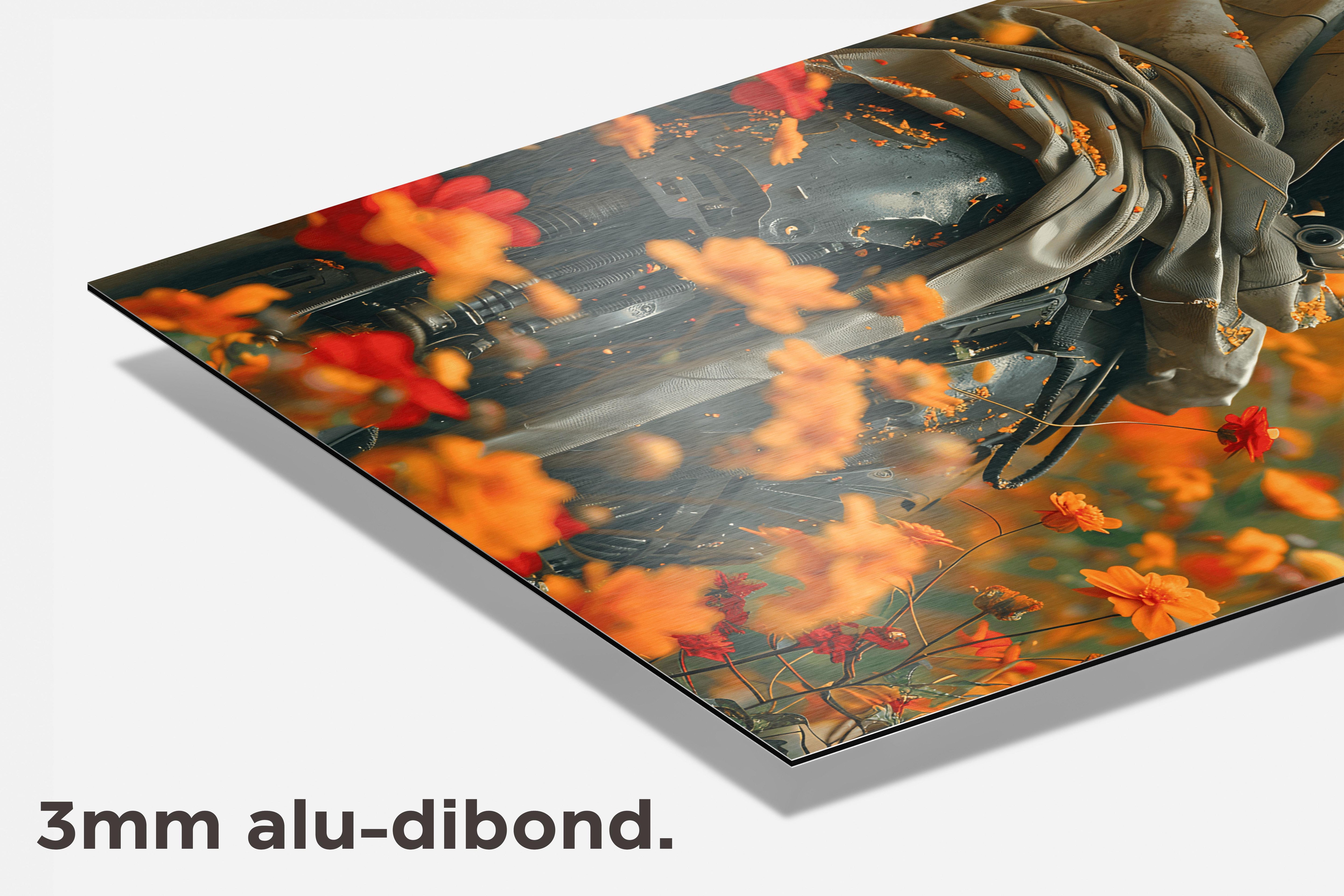 Cyborg Tuin dibond detail