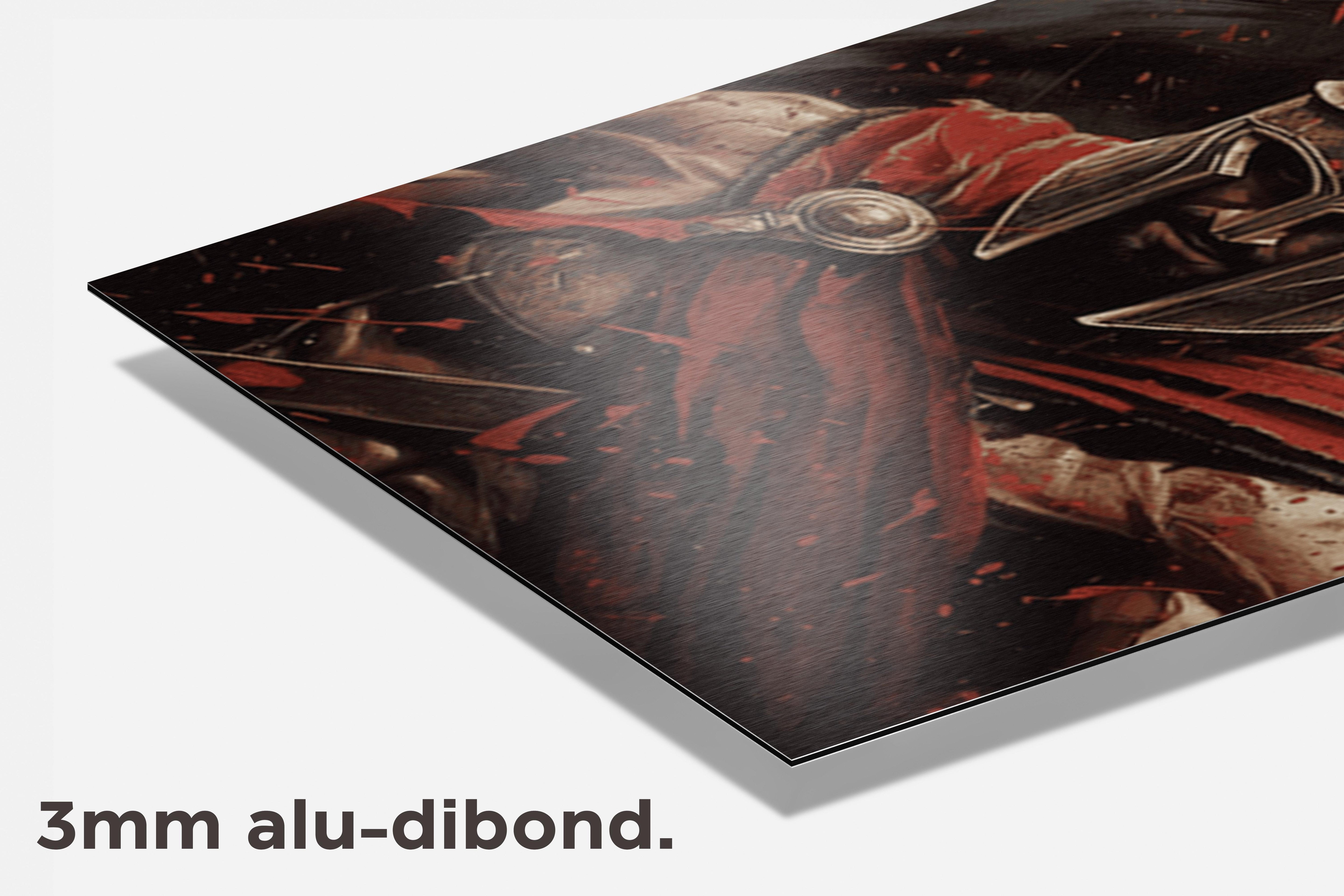 300 Leonidas dibond detail