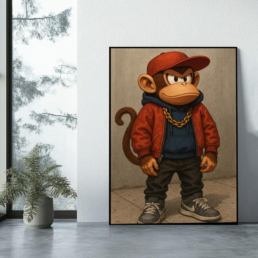 Monkey Hiphop poster sfeerbeeld 1