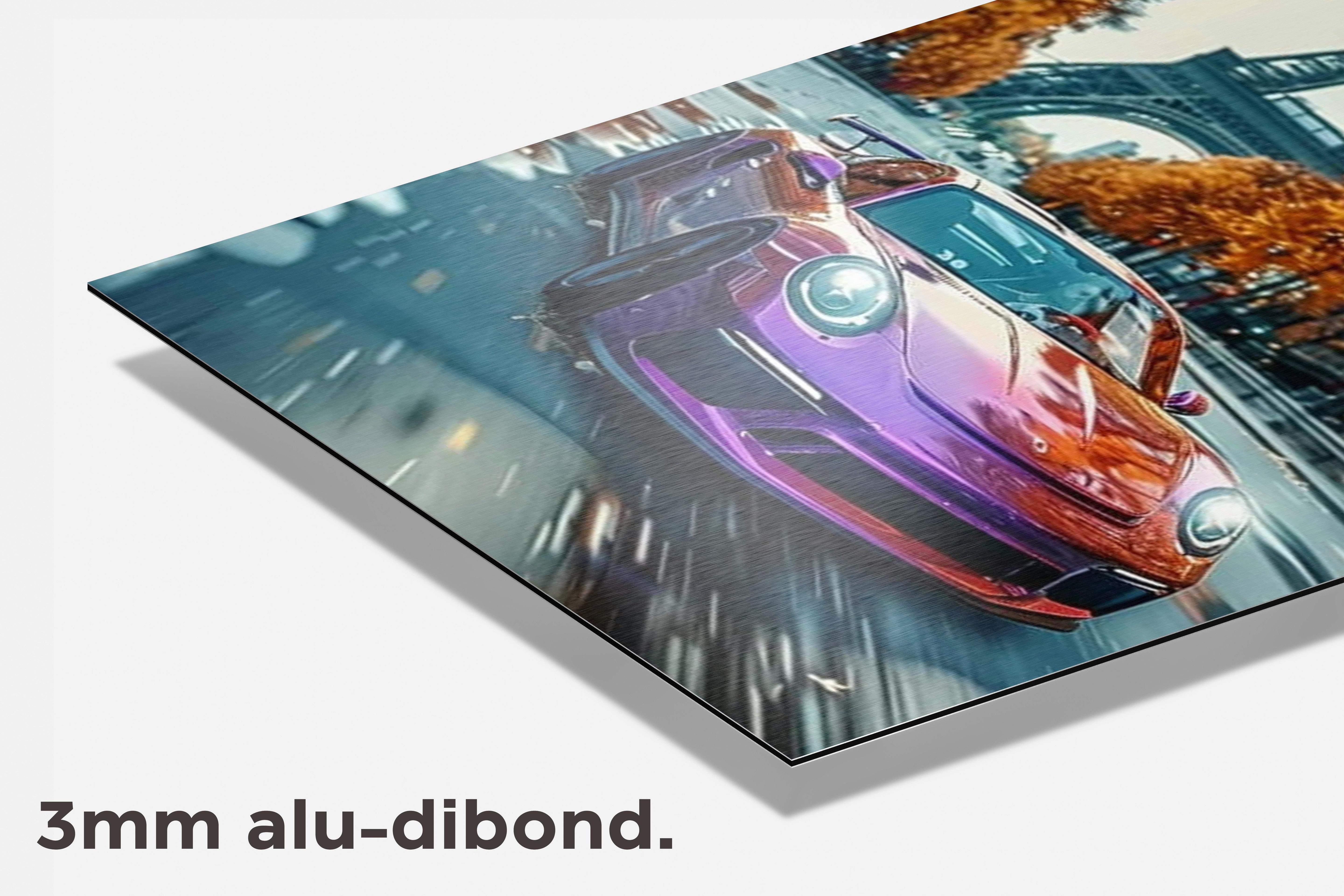Porsche dibond detail