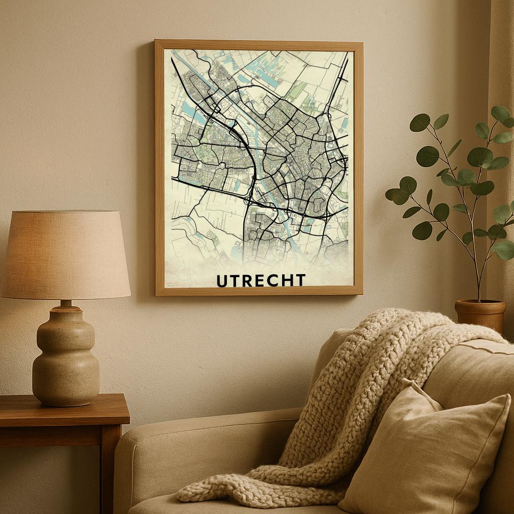 Utrecht Vintage poster sfeerbeeld 2