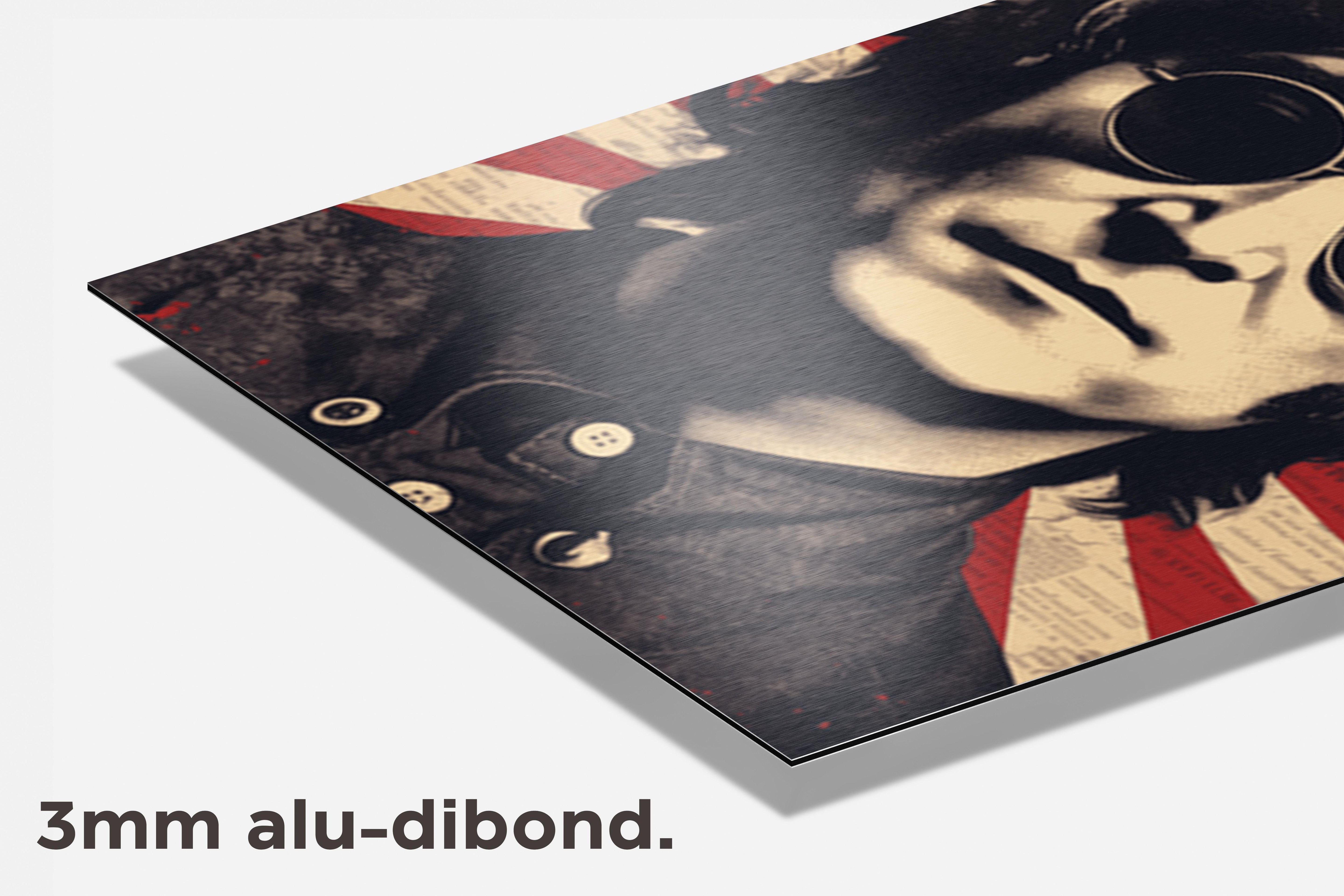 John Lennon Vintage dibond detail