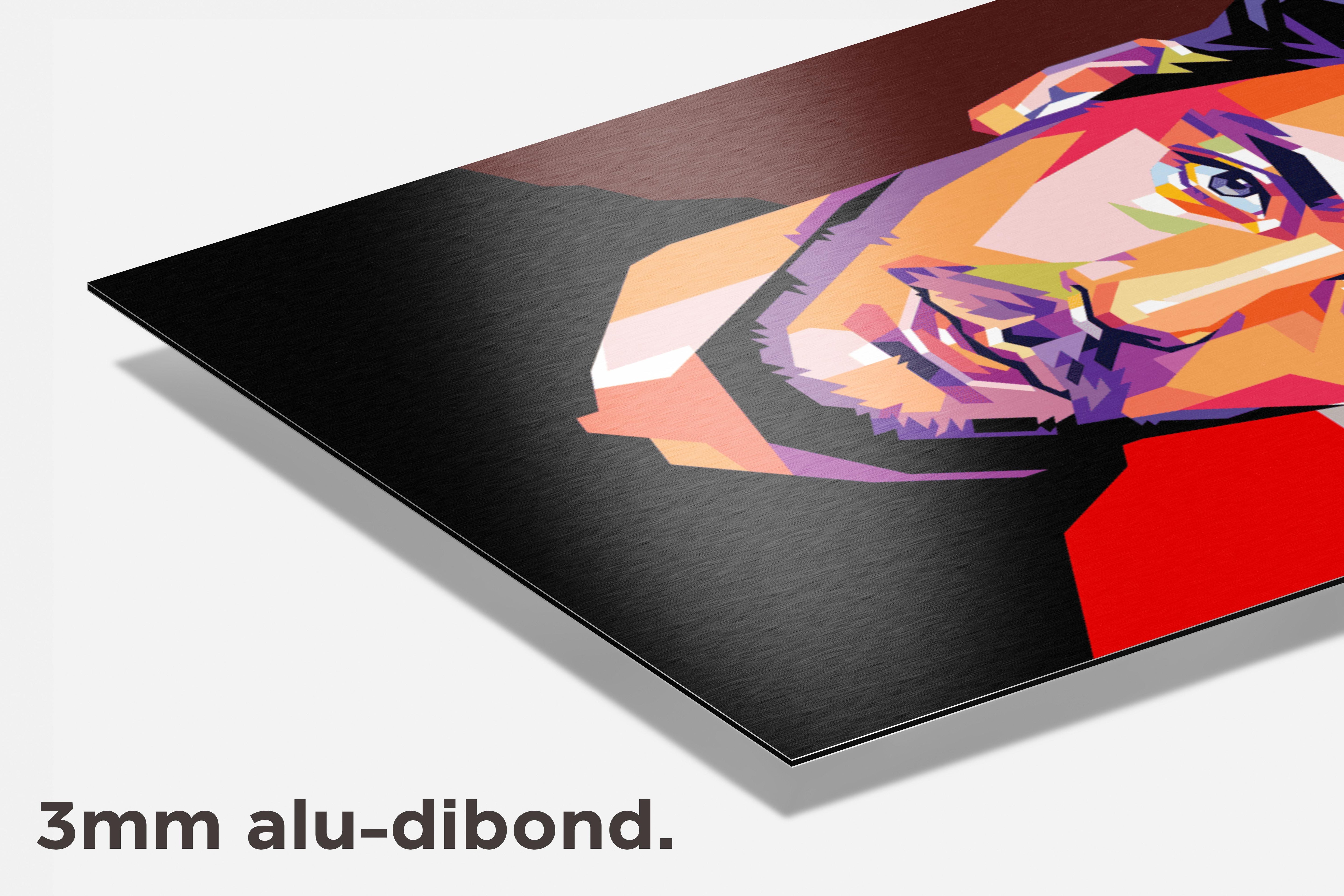 Till Lindemann dibond detail