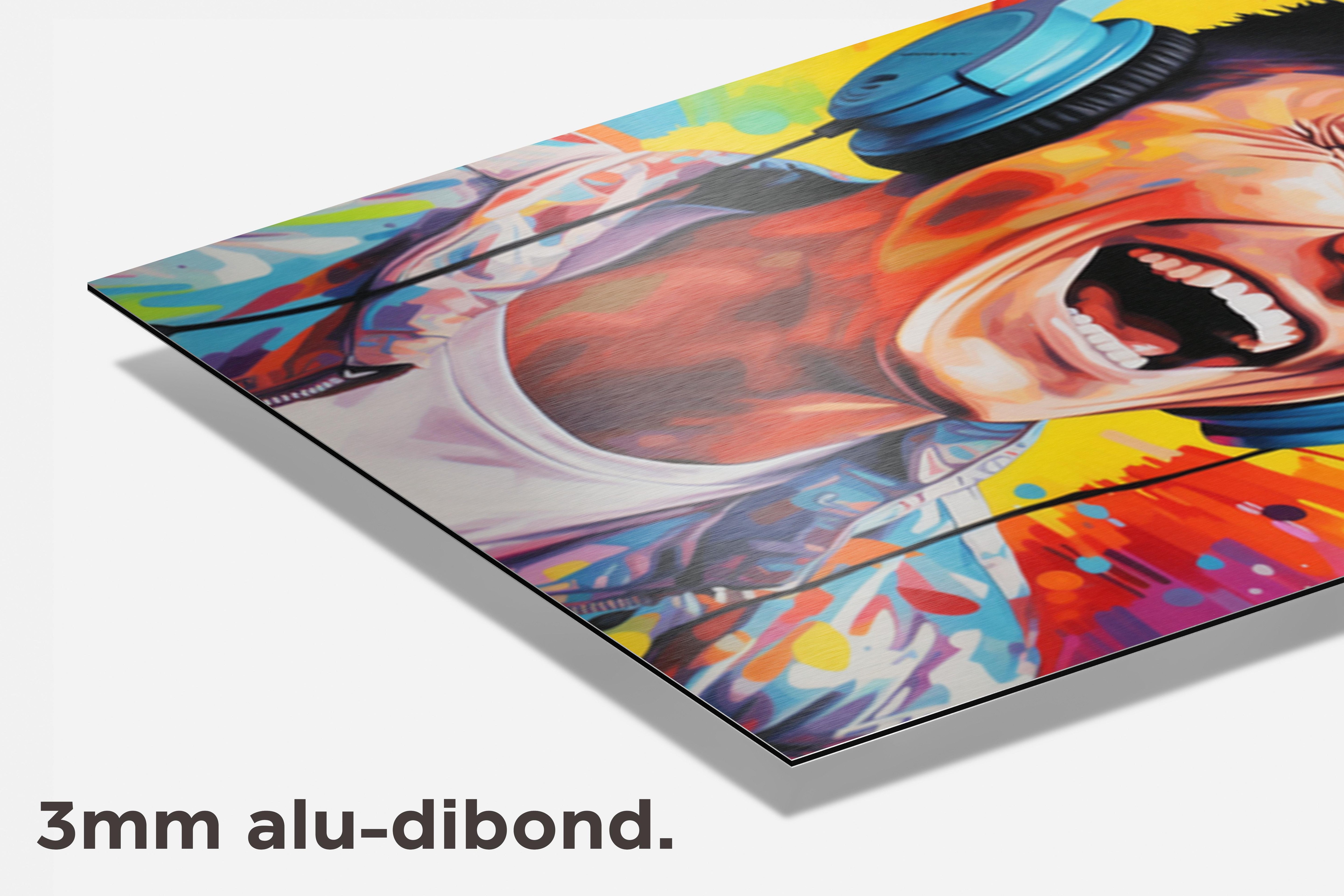 Tiesto dibond detail
