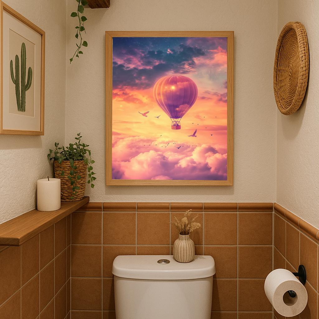 Air Balloon Cartoon poster sfeerbeeld 2