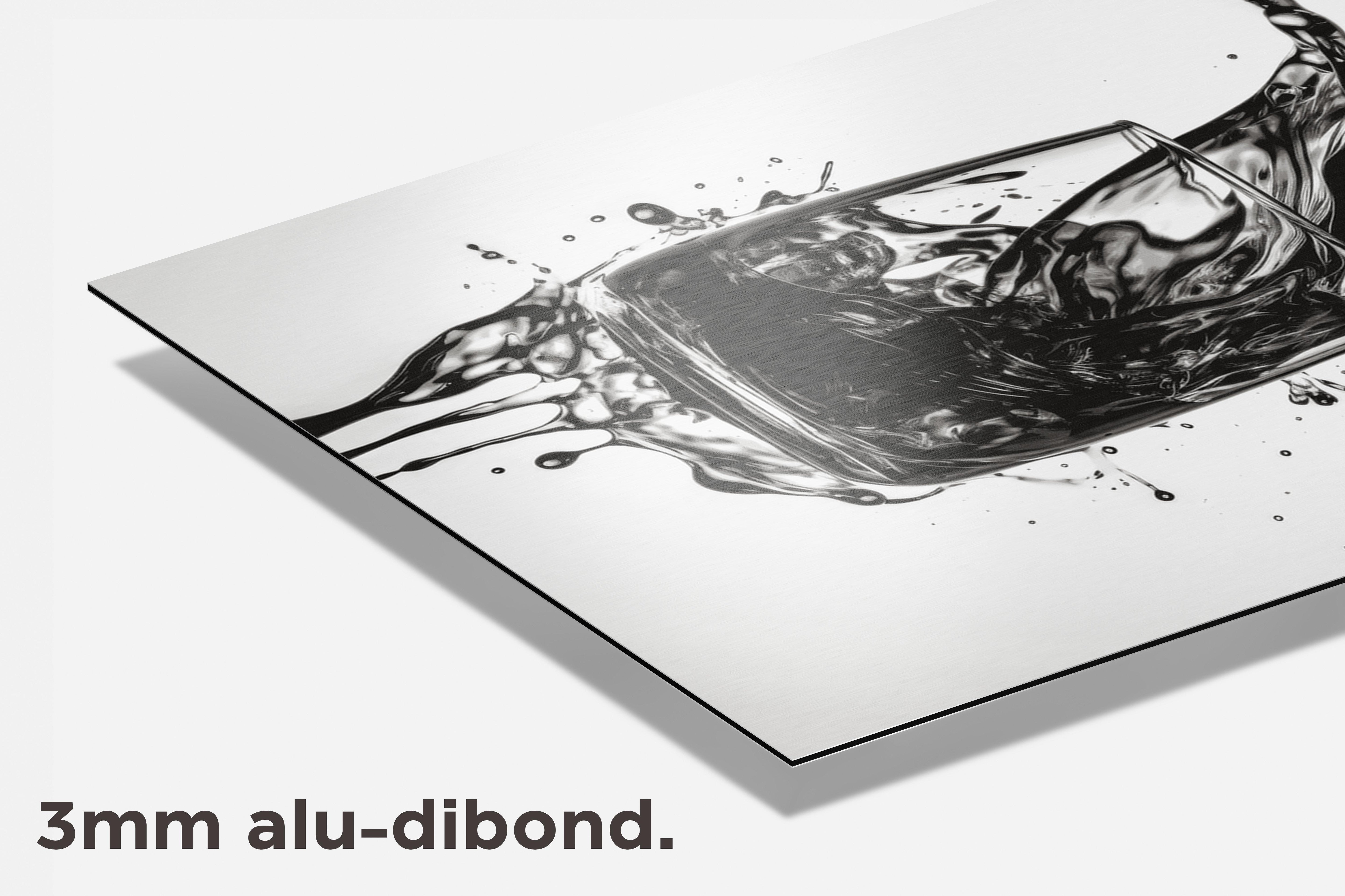 Whiskey Kunst dibond detail