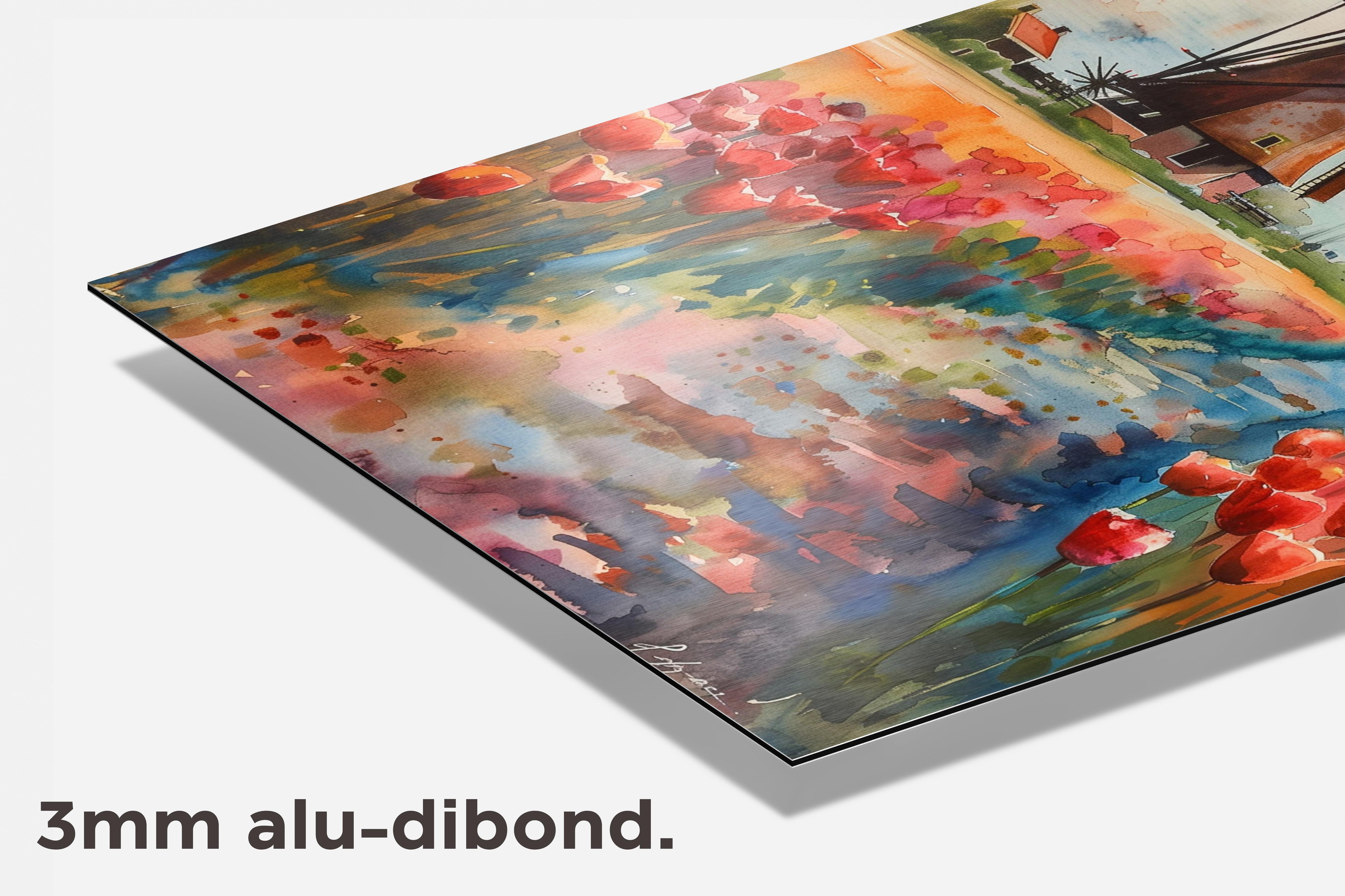 Windmolen dibond detail