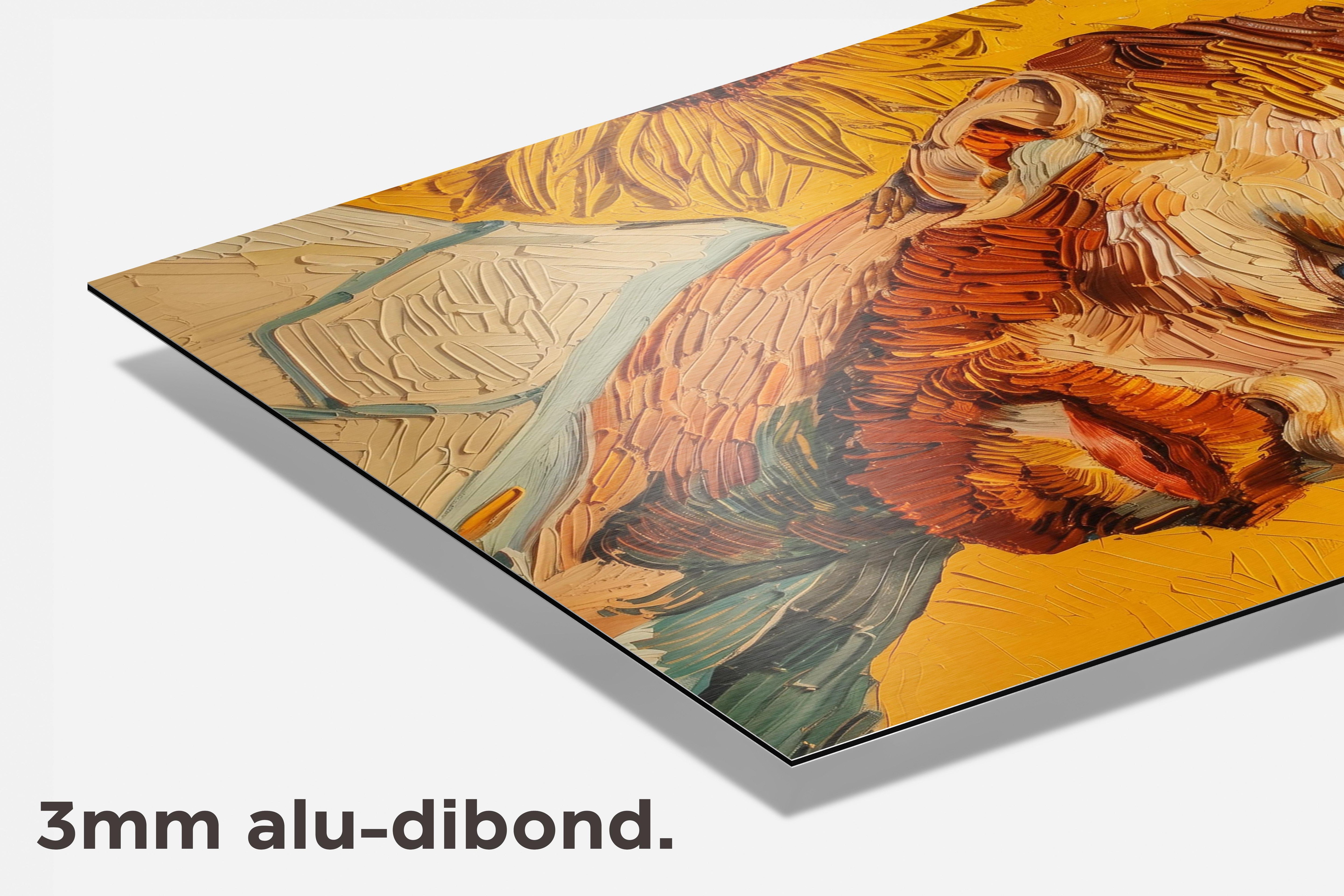 Vincent van Gogh dibond detail