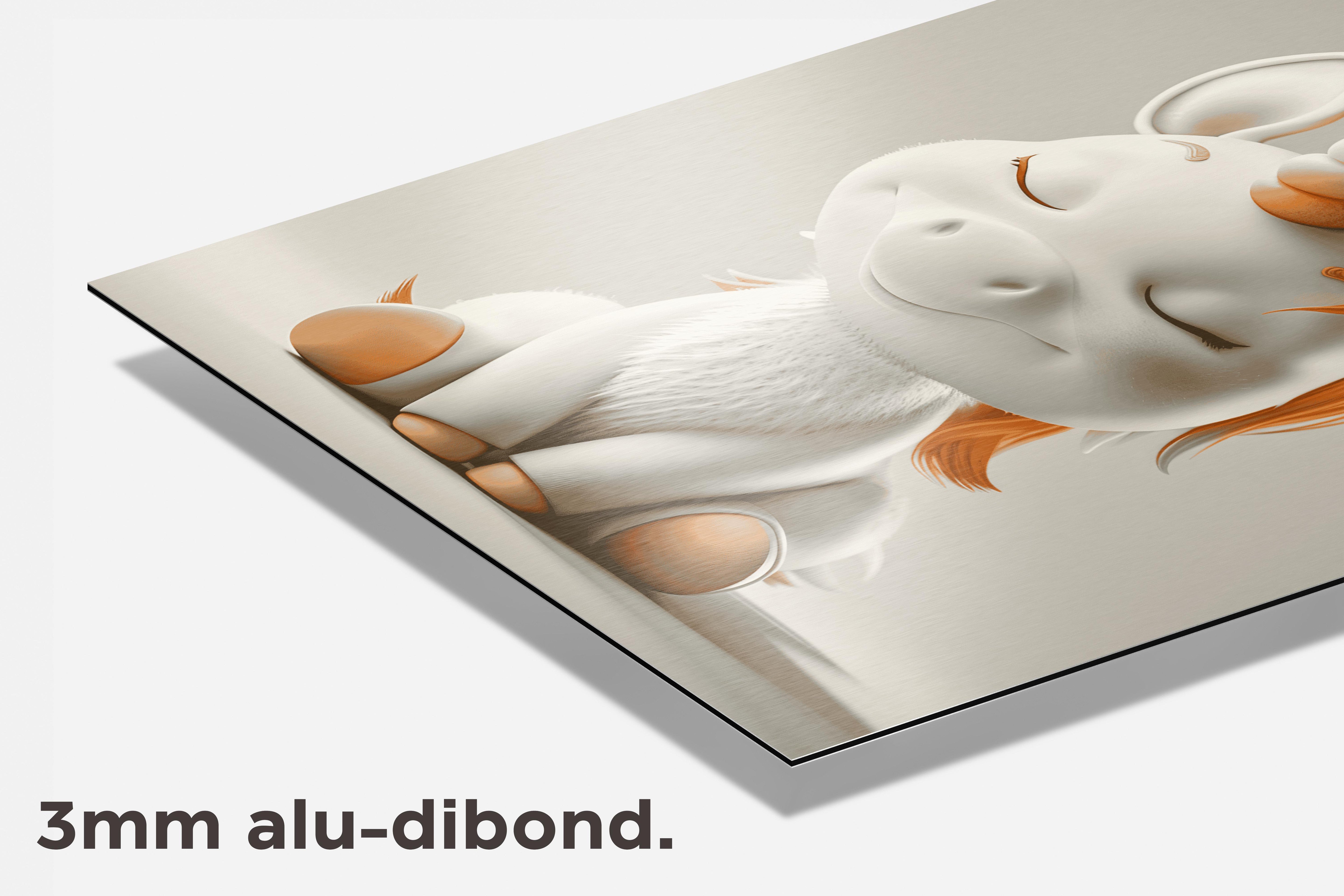 Eenhoorn dibond detail
