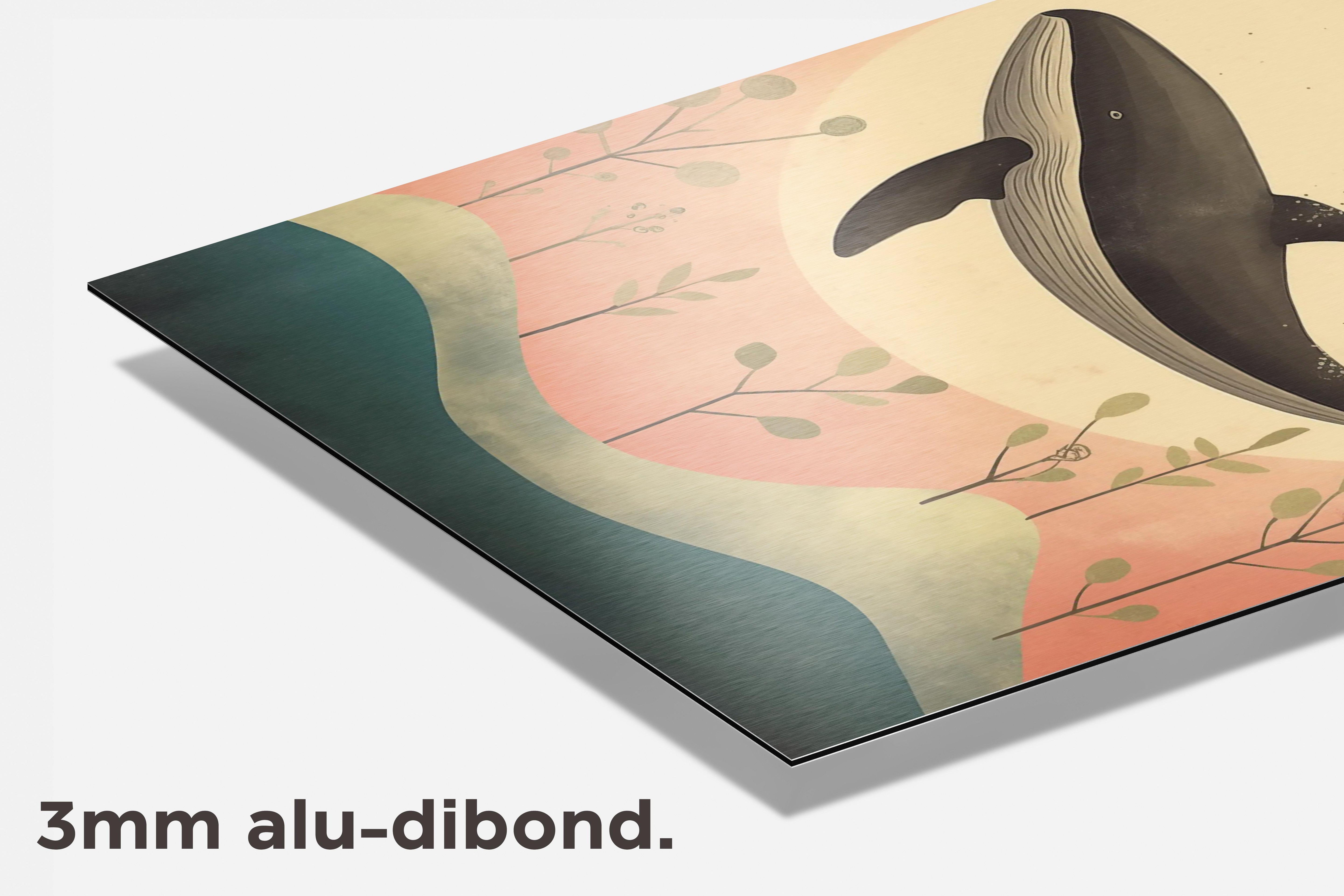 Walvis Droom dibond detail