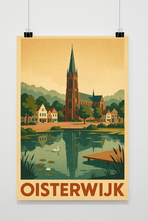 Oisterwijk Vintage poster