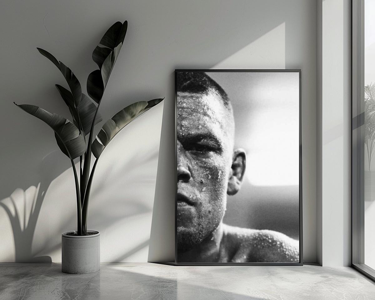 Nate Diaz B&W poster van 25 Artstreet