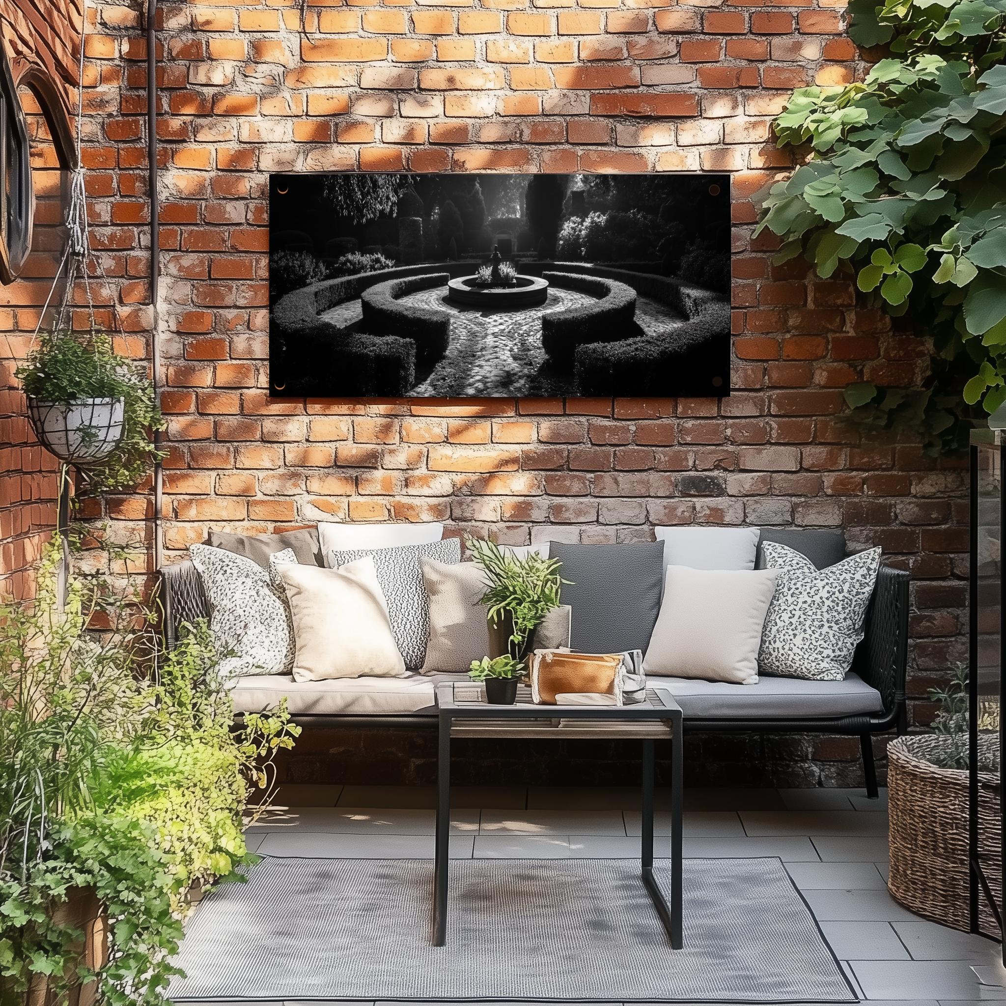Tuinposter Spiraal Tuin sfeerbeeld 3