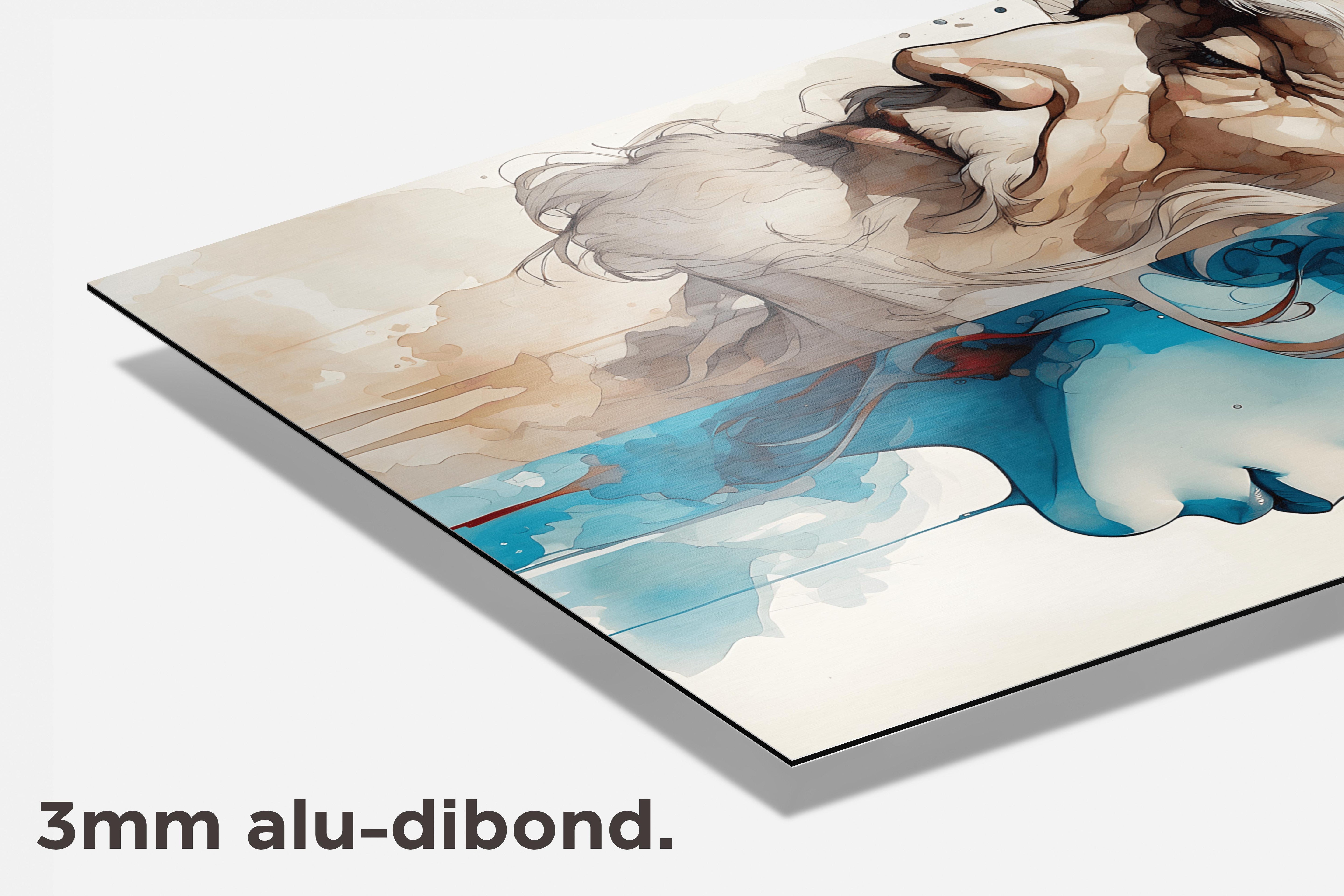 Man Vrouw dibond detail