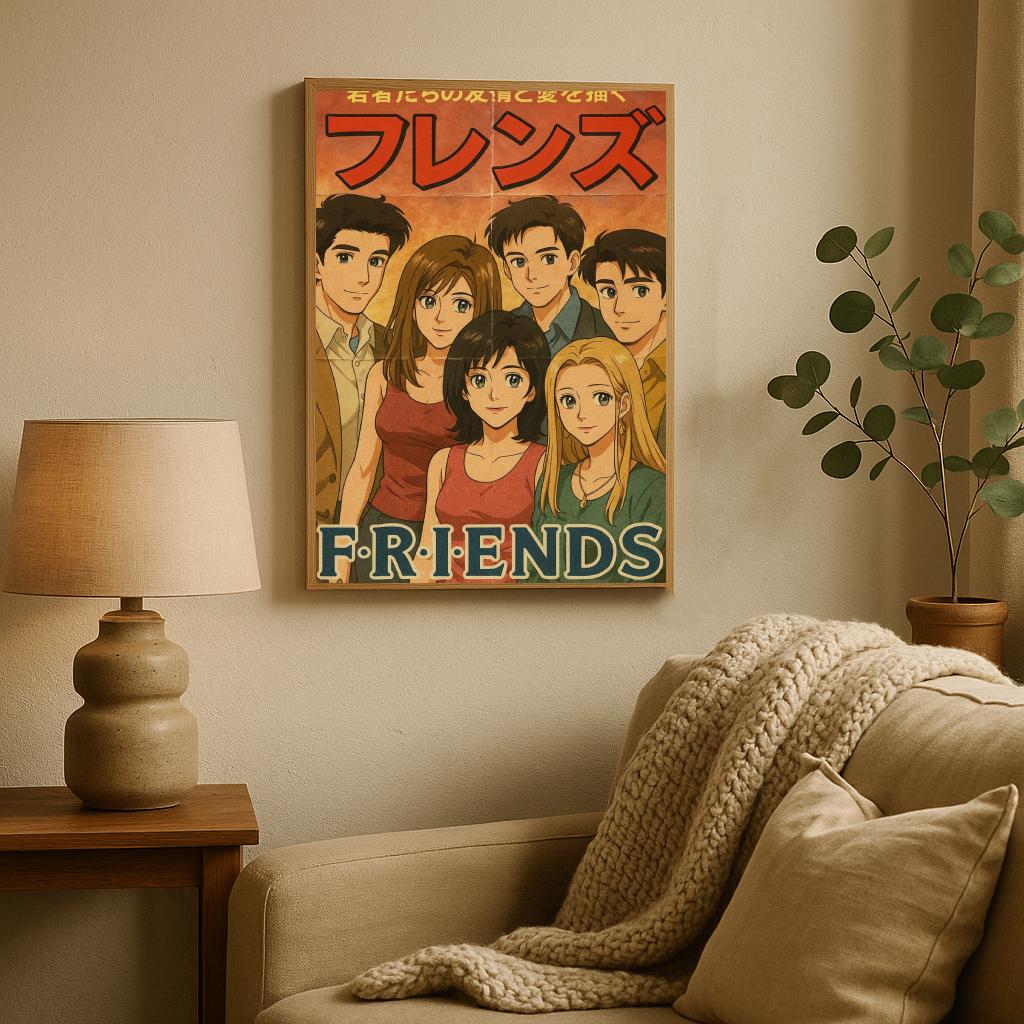Friends Manga poster sfeerbeeld 2