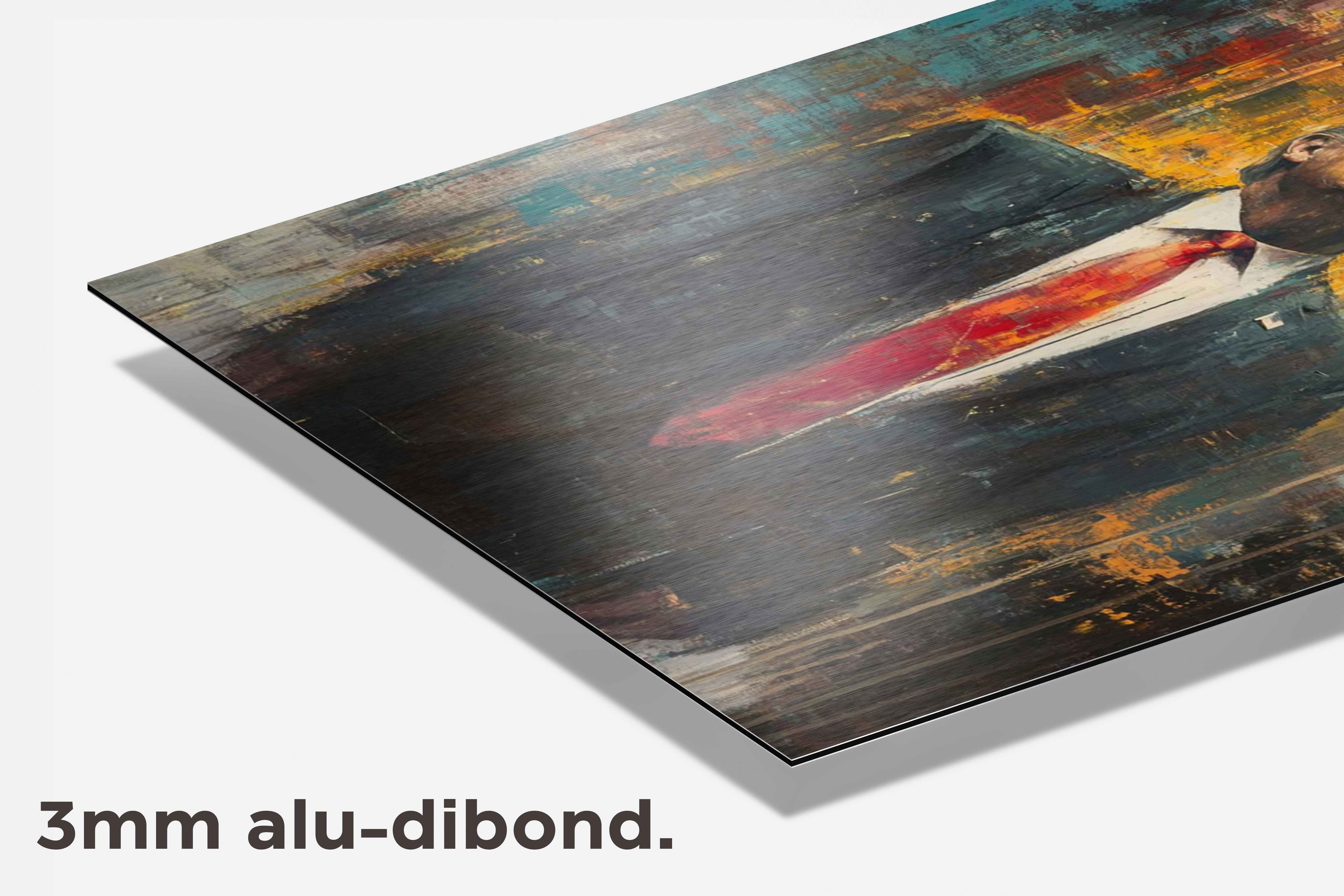Donald Trump Crypto dibond detail