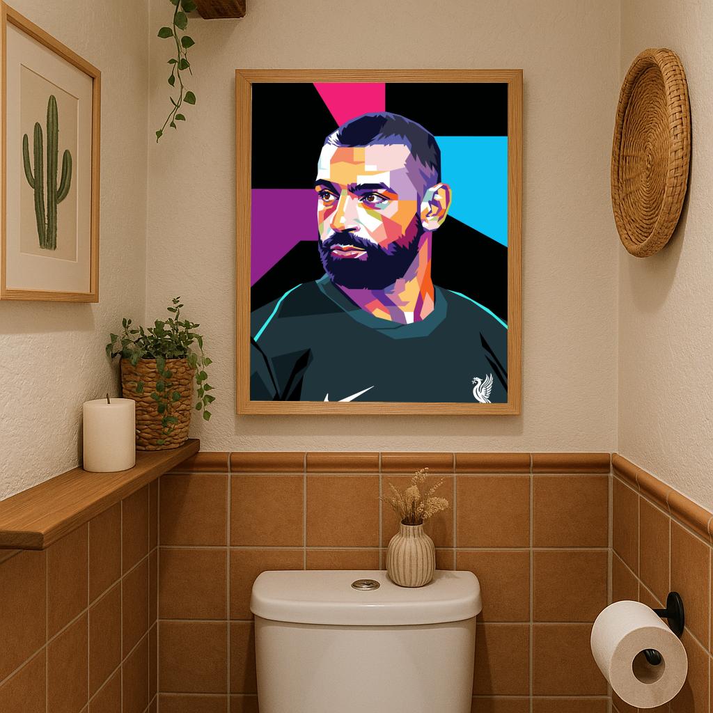Mohamed Salah Black poster sfeerbeeld 3