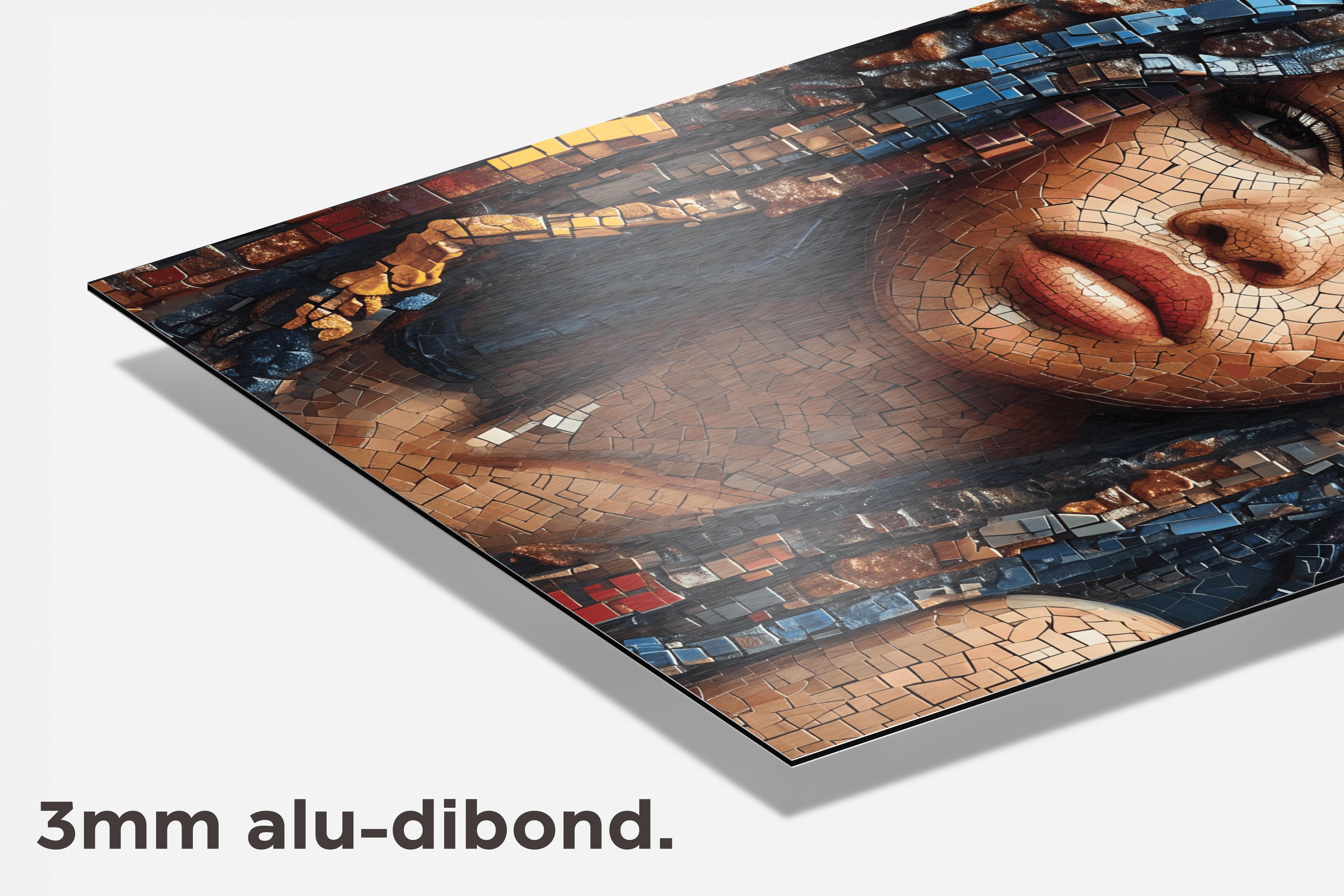 Mozaik Dreads dibond detail