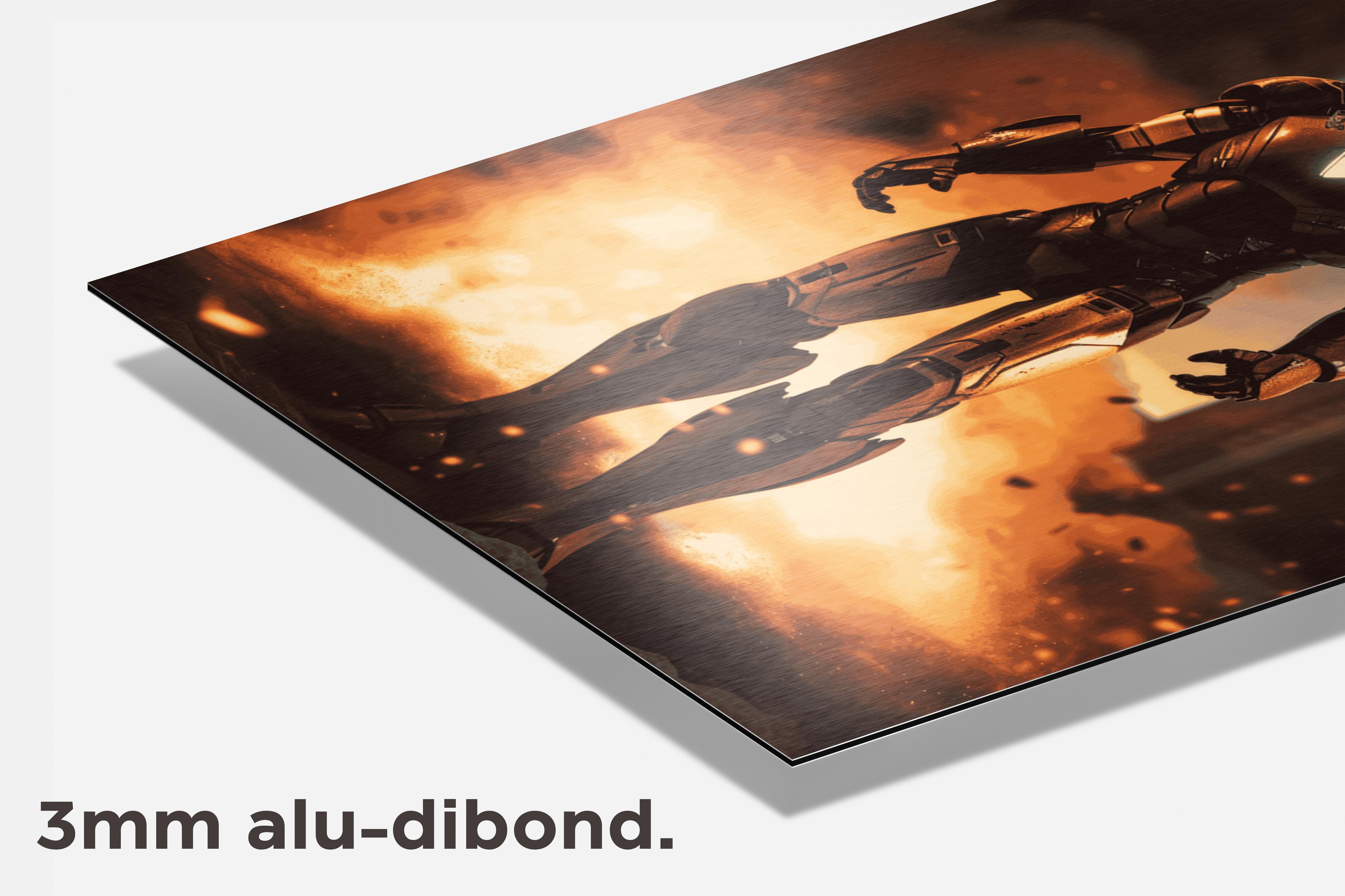 Iron Man Poster dibond detail