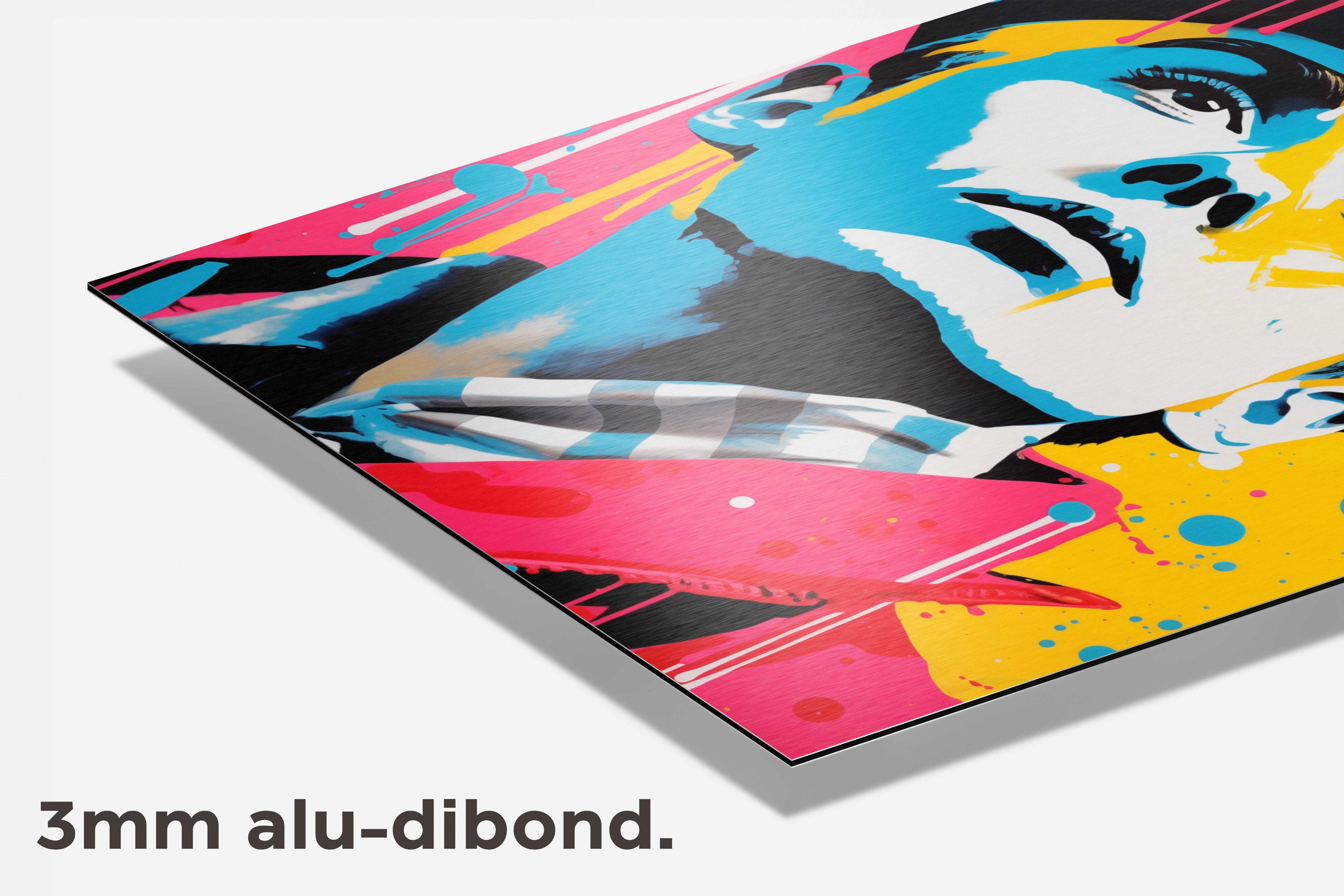 Kleurvol dibond detail
