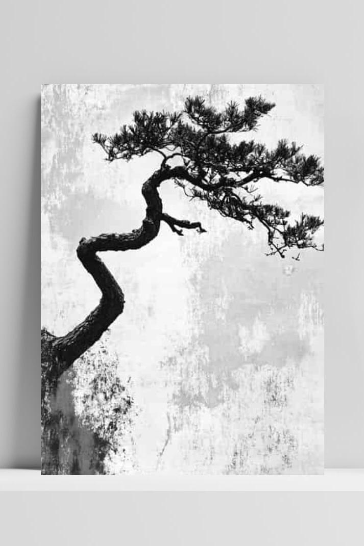 Boom op 3mm aluminium dibond