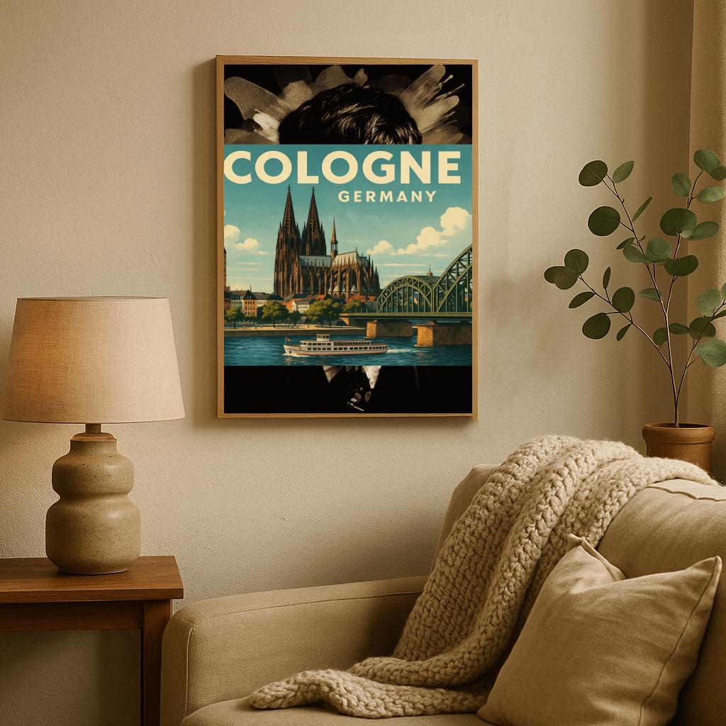Cologne Germany Text poster sfeerbeeld 2