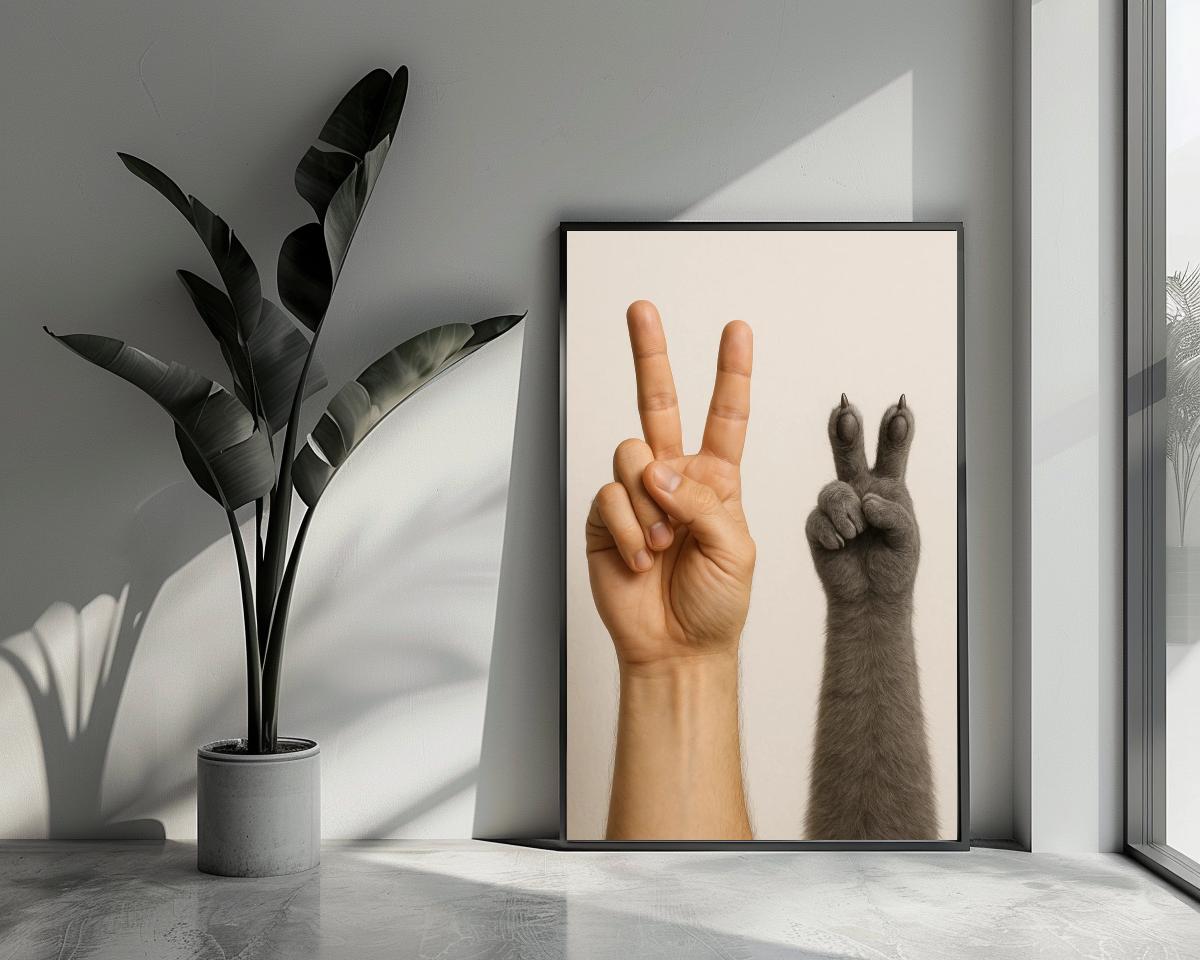 Peace Sign poster van 25 Artstreet