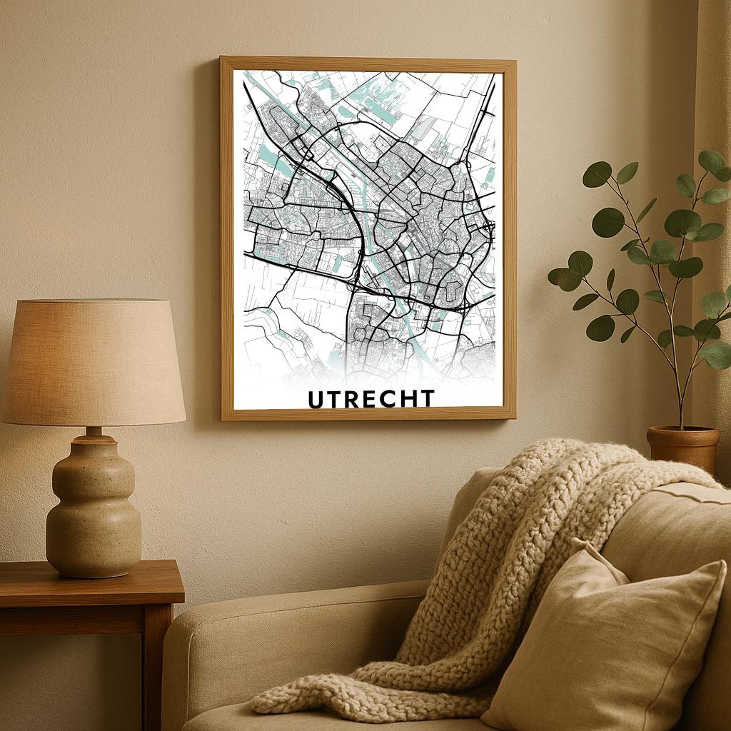 Utrecht Blauw poster sfeerbeeld 2