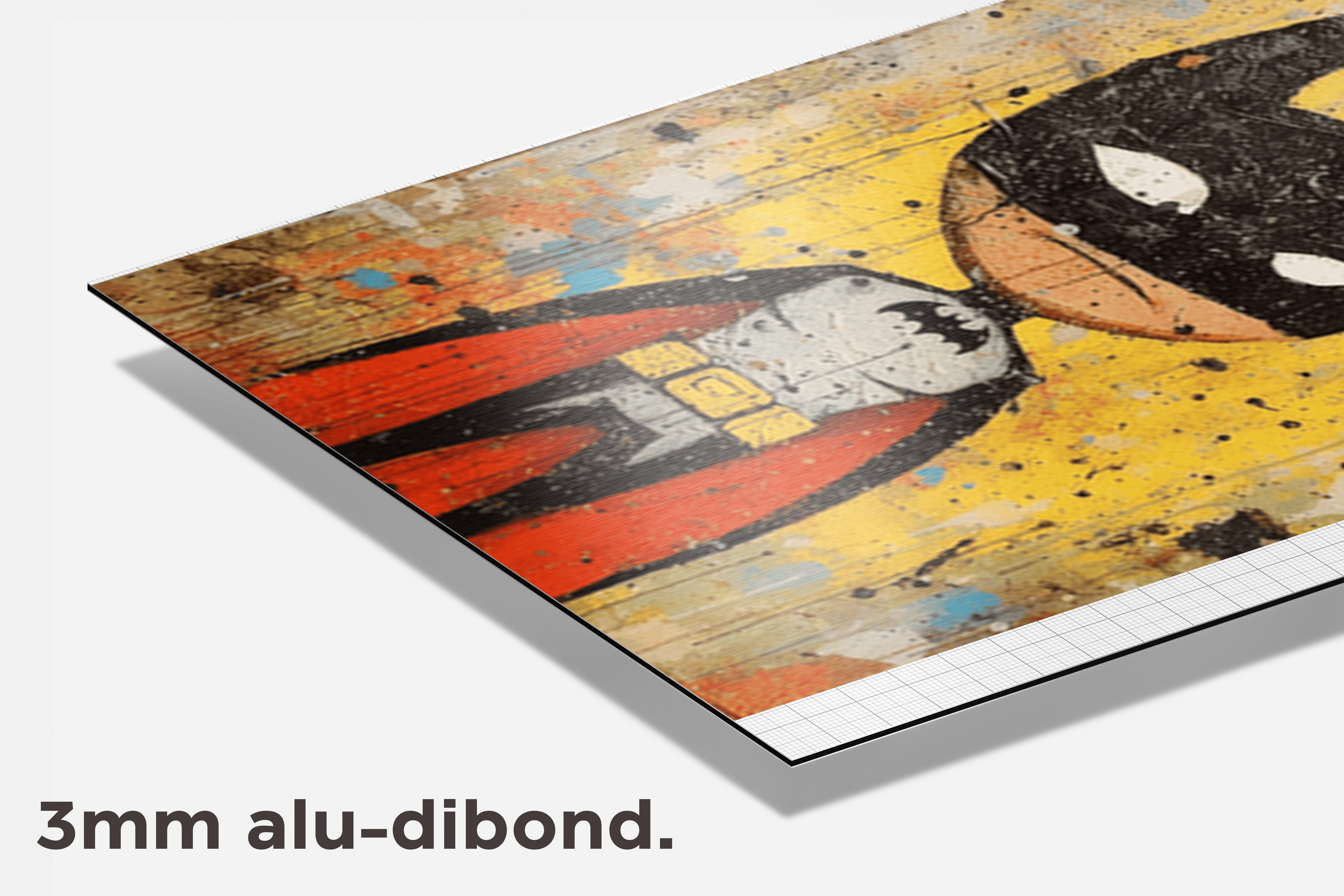 Kid Batman dibond detail