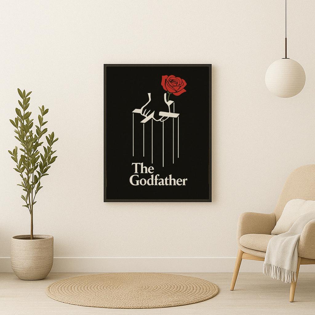 The Godfather Text Logo poster sfeerbeeld 2