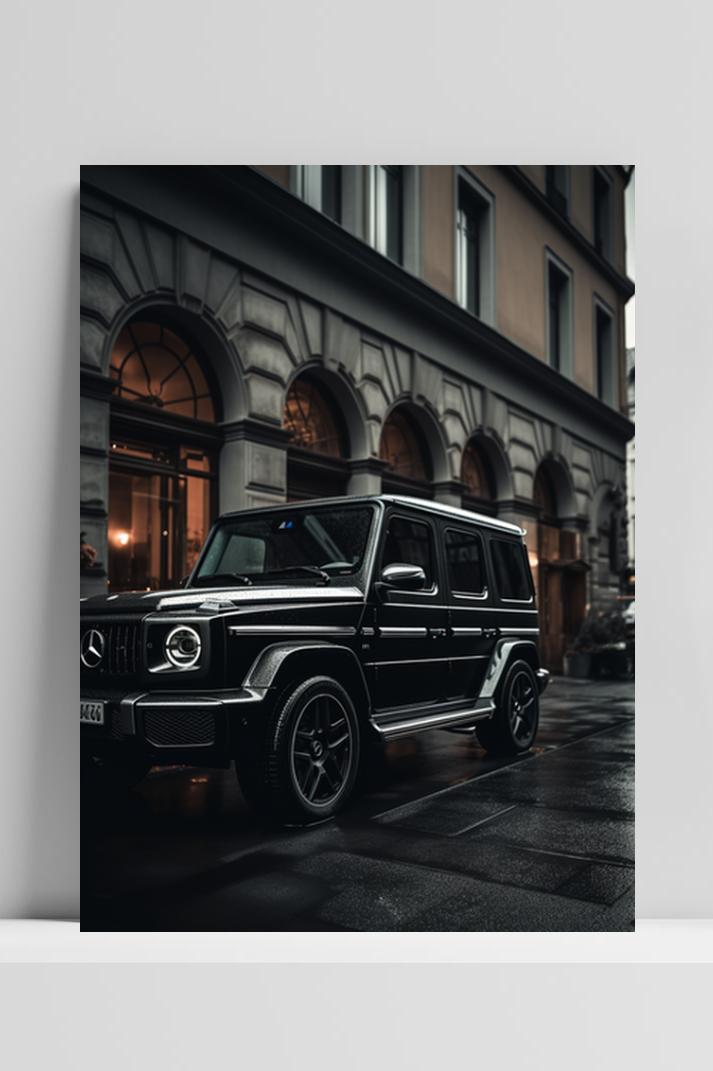 Mercedes G Wagon op 3mm aluminium dibond